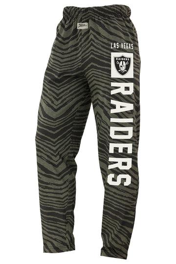 Zubaz NFL Adult Unisex Z88 Black Tonal Pants, Las Vegas Raiders