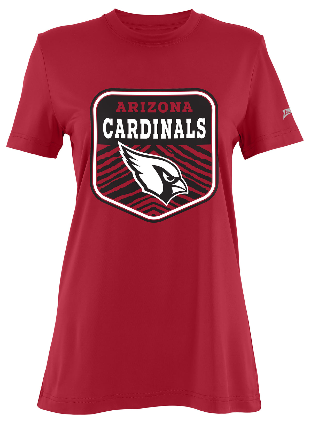 Zubaz NFL Women's Kicker Team Color Short Sleeve T-Shirt, Arizona Cardinals - Official NFL Cardinals Zubaz Apparel (43 of 48)