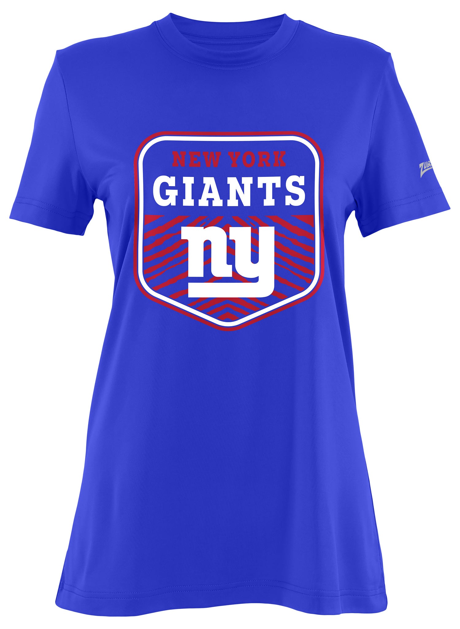 Zubaz NFL Women's Kicker Team Color Short Sleeve T-Shirt, New York Giants - Official NFL Giants Zubaz Apparel (19 of 48)