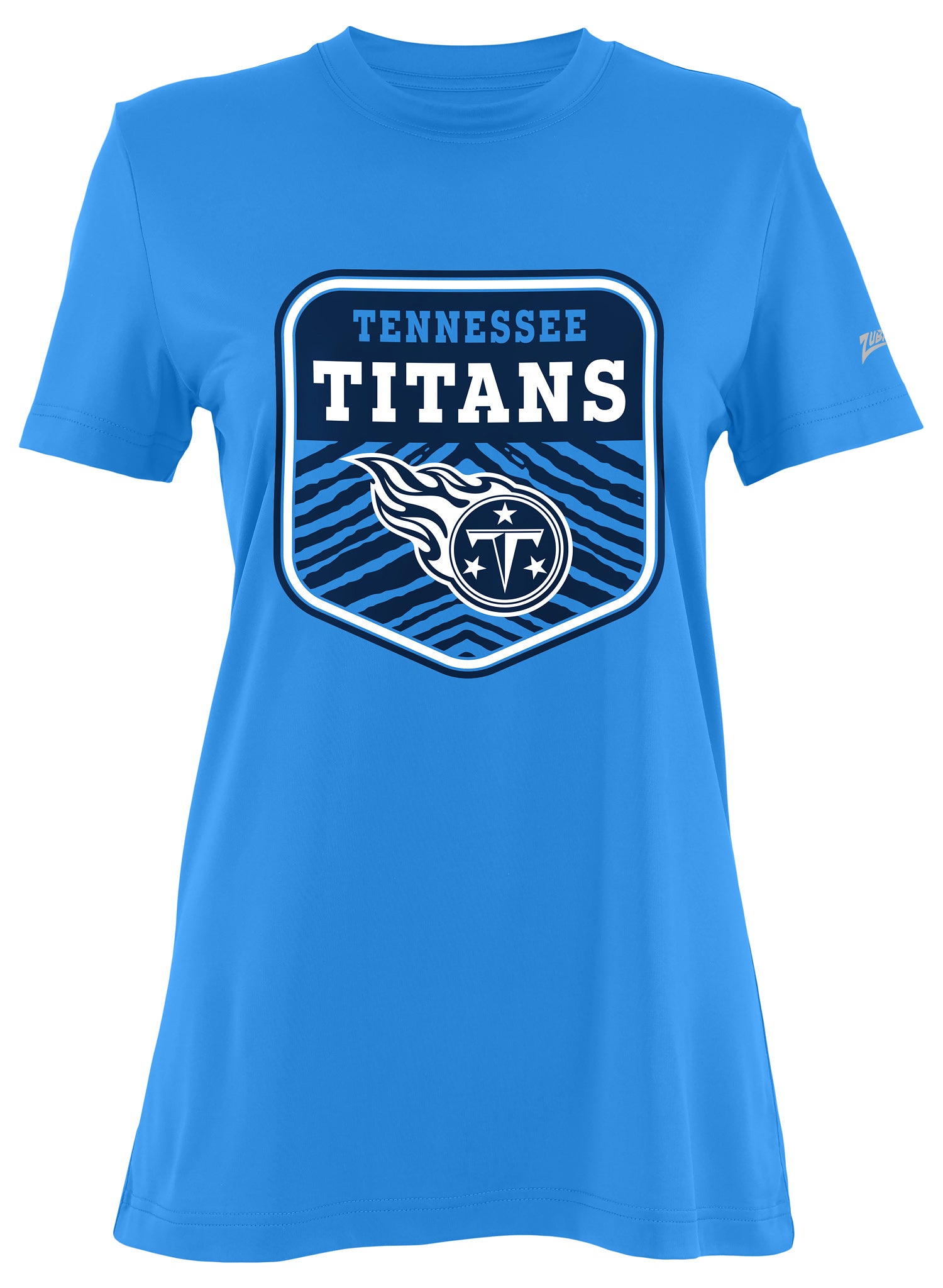 Zubaz NFL Women's Kicker Team Color Short Sleeve T-Shirt, Tennessee Titans - Official NFL Titans Zubaz Apparel (43 of 48)