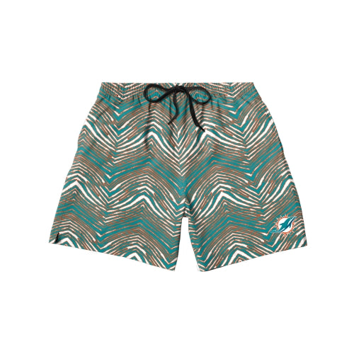 Zubaz NFL Men's Miami Dolphins Exclusive 5.5 Inch Swim Trunk - Official NFL Dolphins Zubaz Apparel (4 of 4)