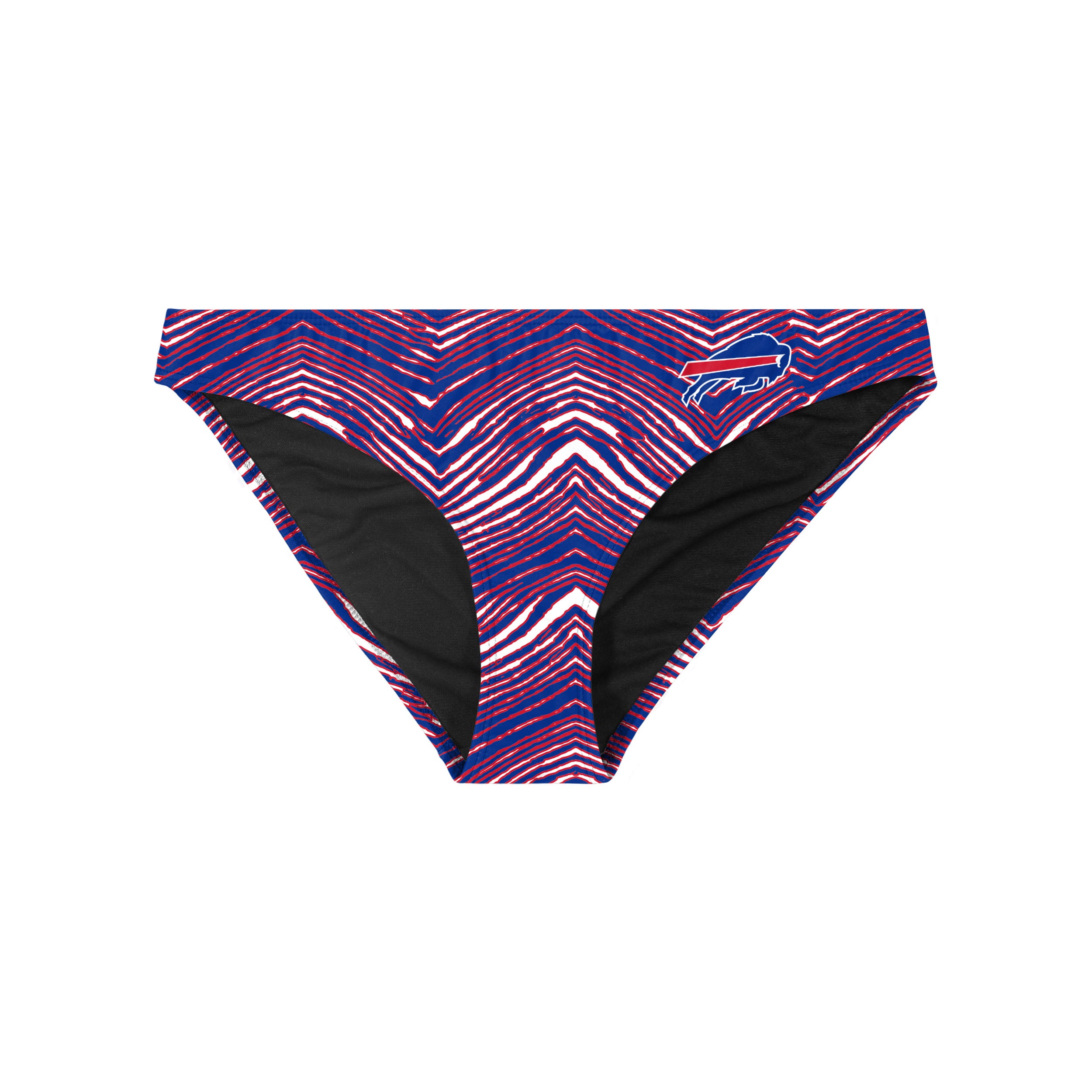 Zubaz NFL Women's Buffalo Bills Exclusive Bikini Bottom - Official NFL Bills Zubaz Apparel (3 of 3)