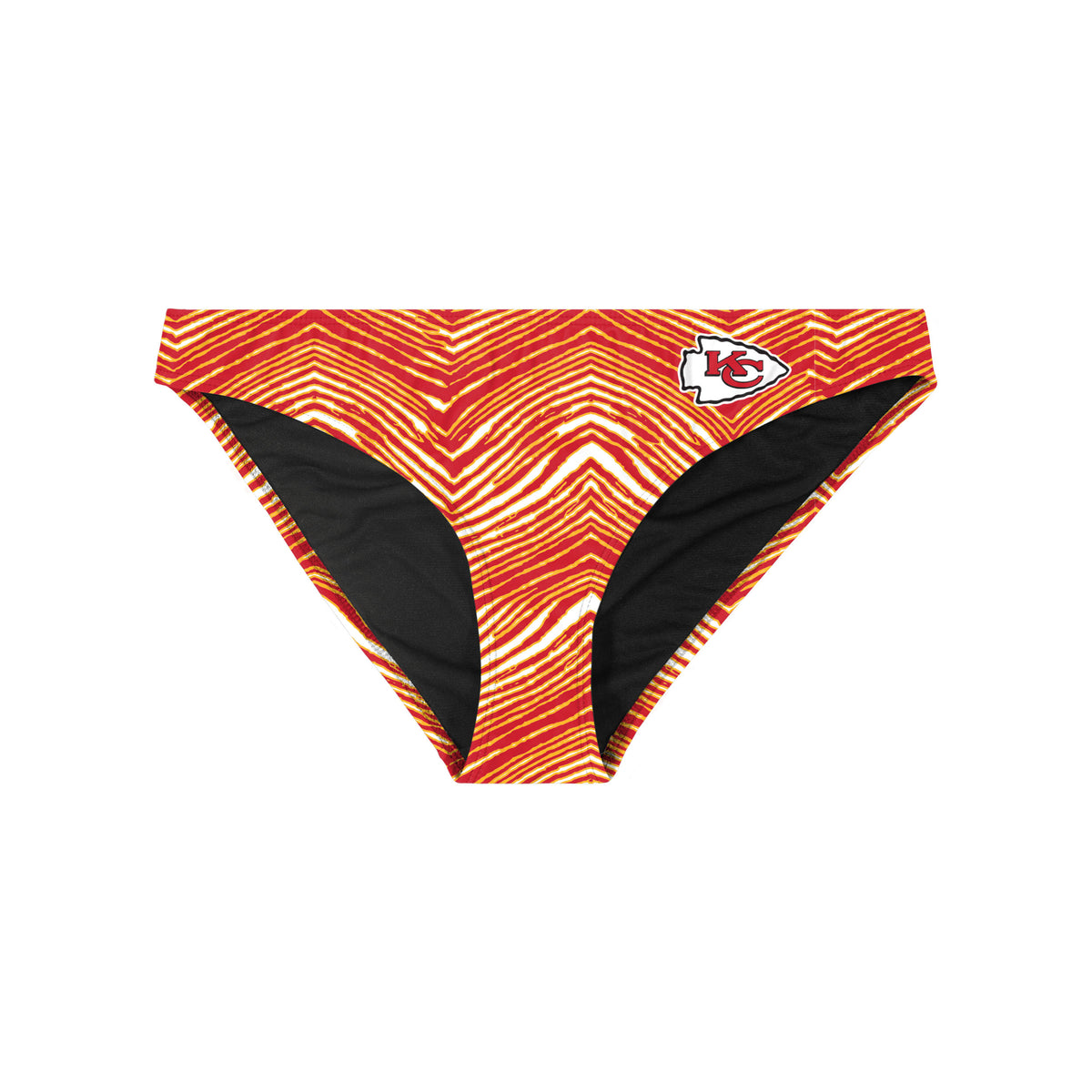 Zubaz NFL Women's Kansas City Chiefs Exclusive Bikini Bottom - Official NFL Chiefs Zubaz Apparel (3 of 3)