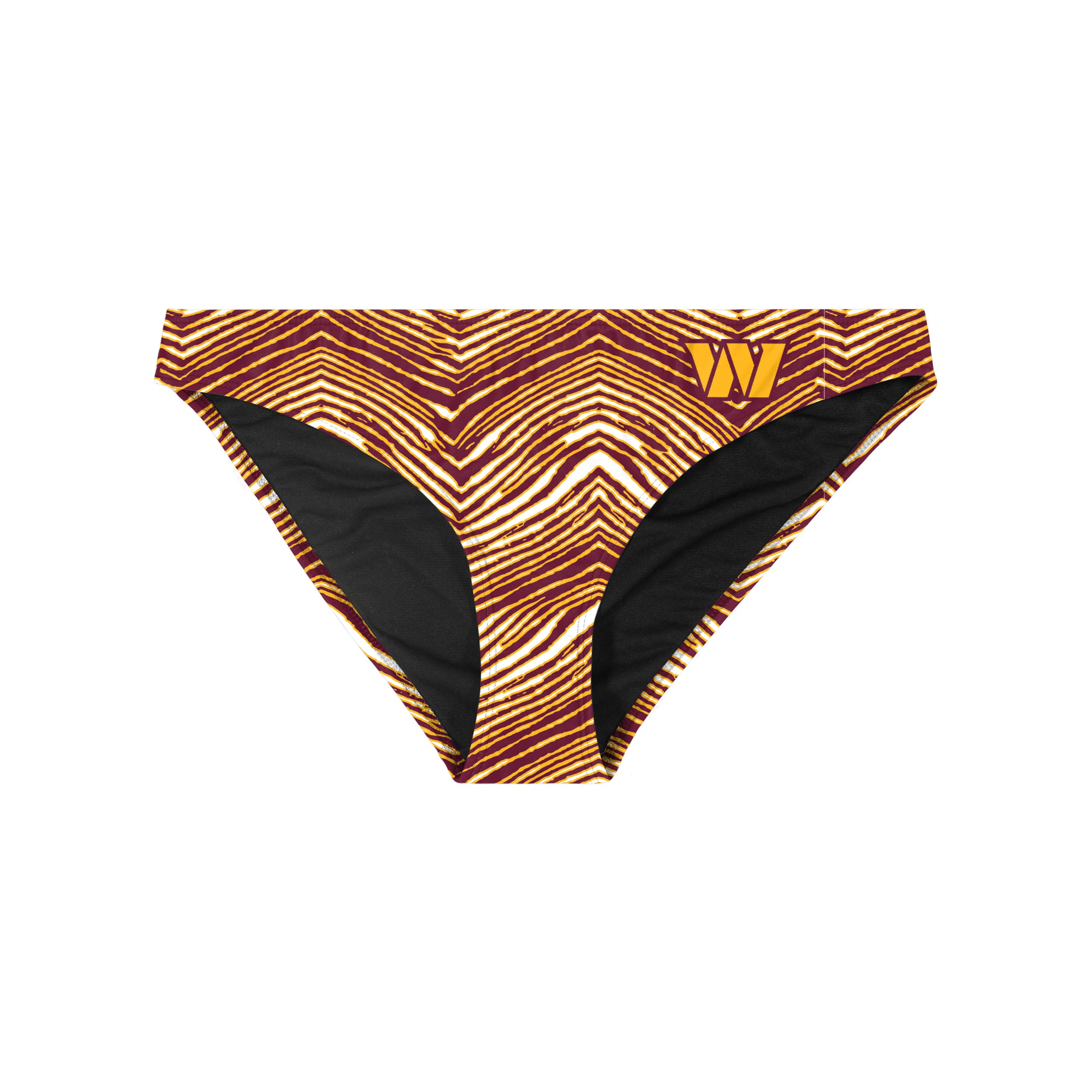 Zubaz NFL Women's Washington Commanders Exclusive Bikini Bottom - Official NFL Commanders Zubaz Apparel (3 of 3)