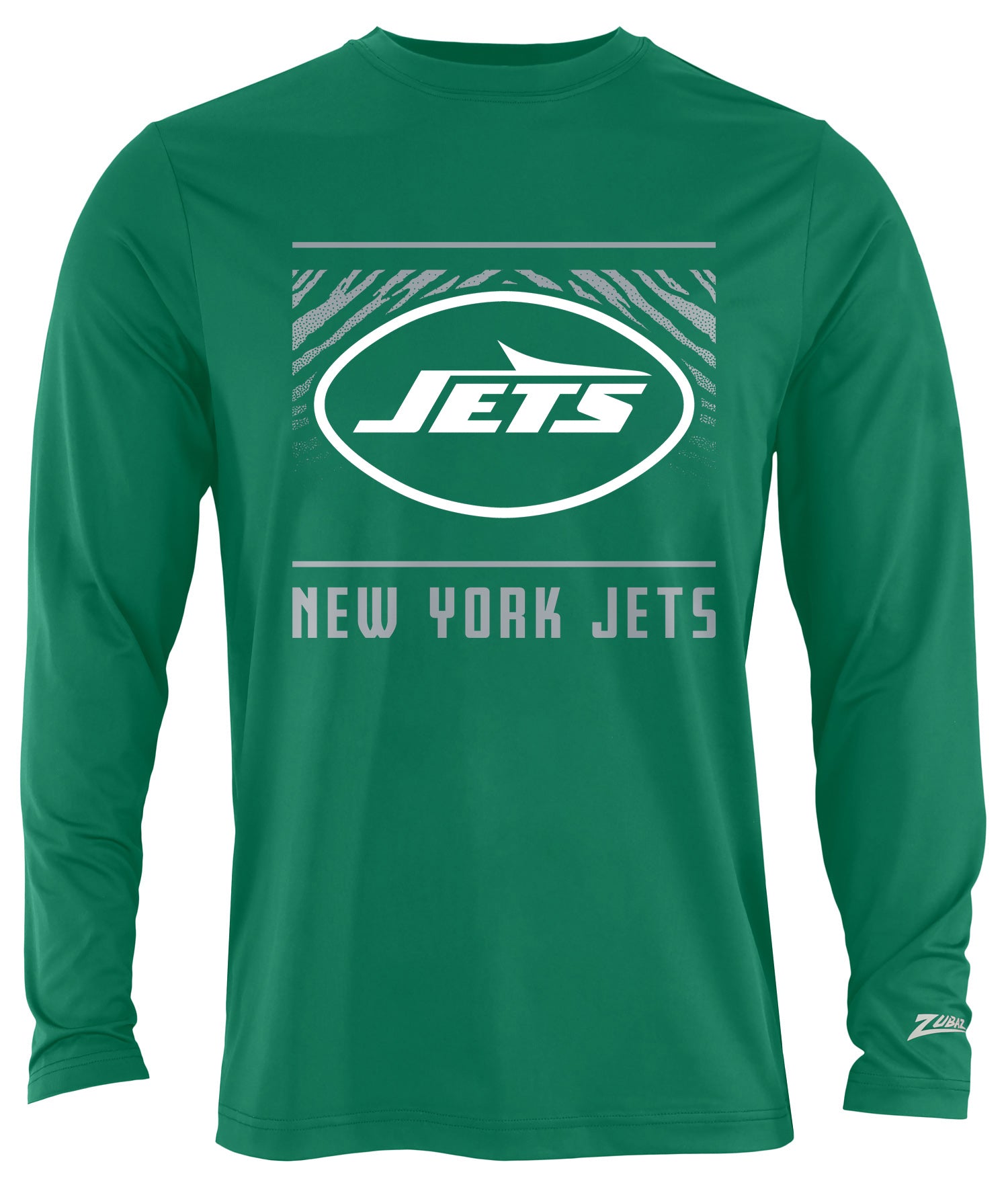 Zubaz NFL Men's Team Color Tunnel Long Sleeve T-Shirt, New York Jets - Official NFL Jets Zubaz Apparel (41 of 45)
