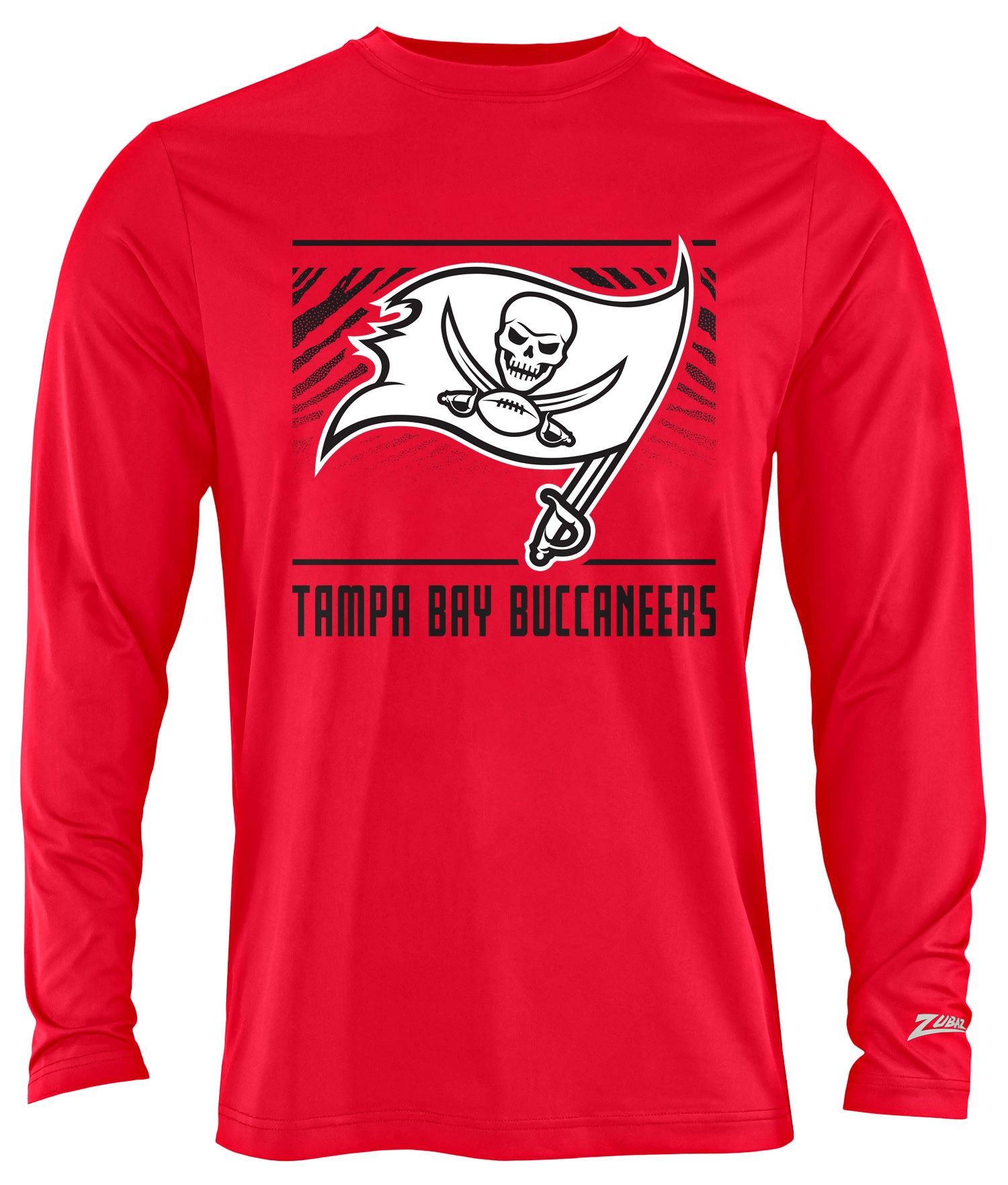 Zubaz NFL Men's Team Color Tunnel Long Sleeve T-Shirt, Tampa Bay Buccaneers - Official NFL Licensed Zubaz Apparel (16 of 45)