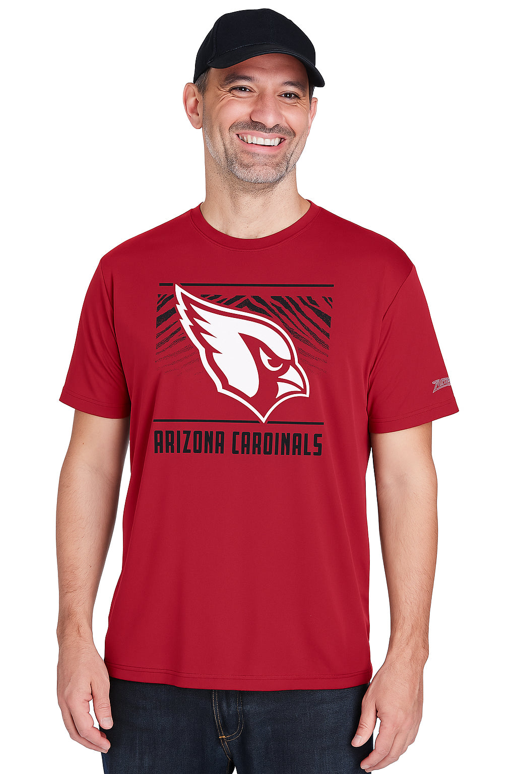 Zubaz NFL Men's Tunnel Primary Short Sleeve T-Shirt, Arizona Cardinals - Official NFL Cardinals Zubaz Apparel (30 of 45)