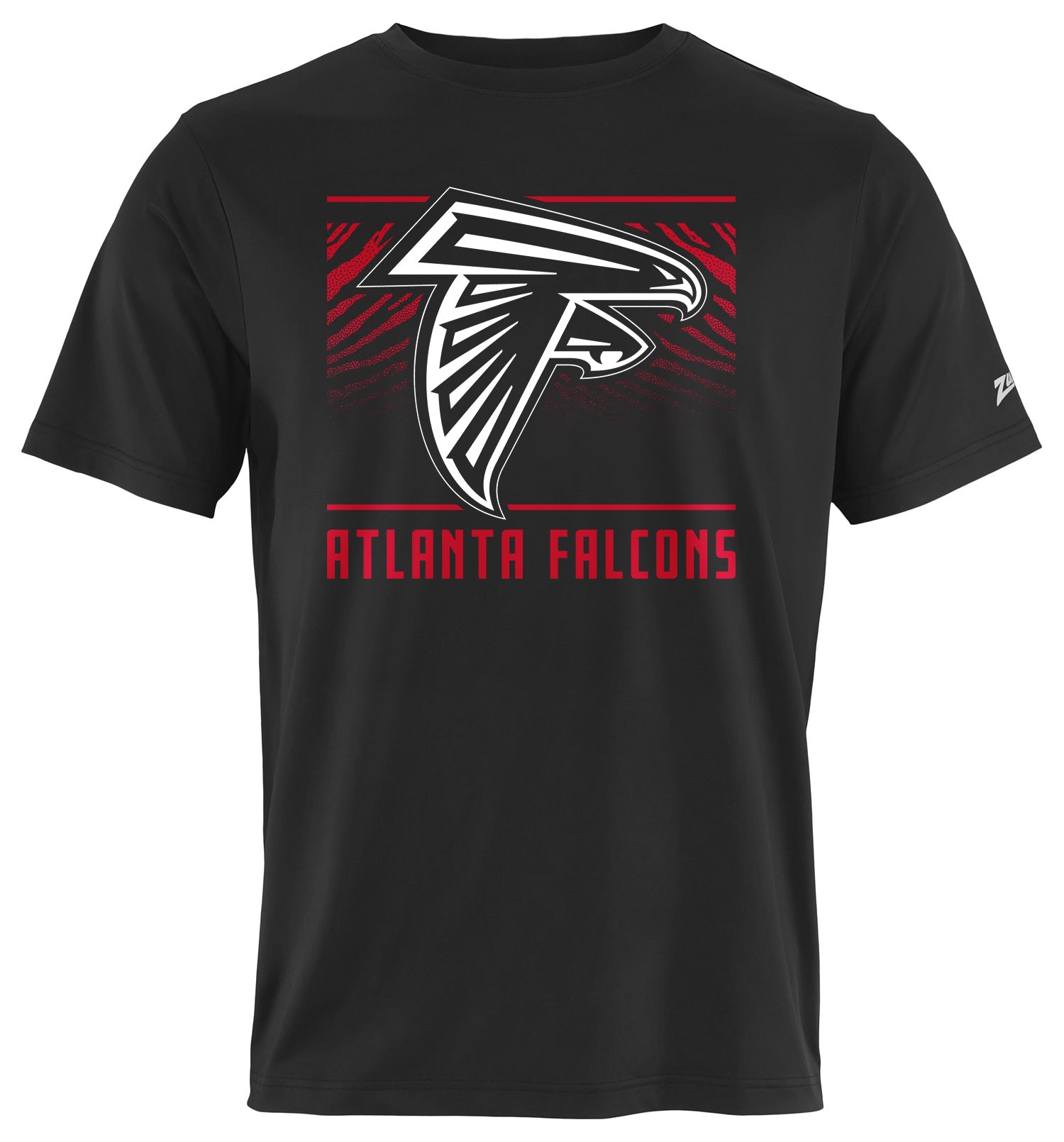 Zubaz NFL Men's Tunnel Primary Short Sleeve T-Shirt, Atlanta Falcons