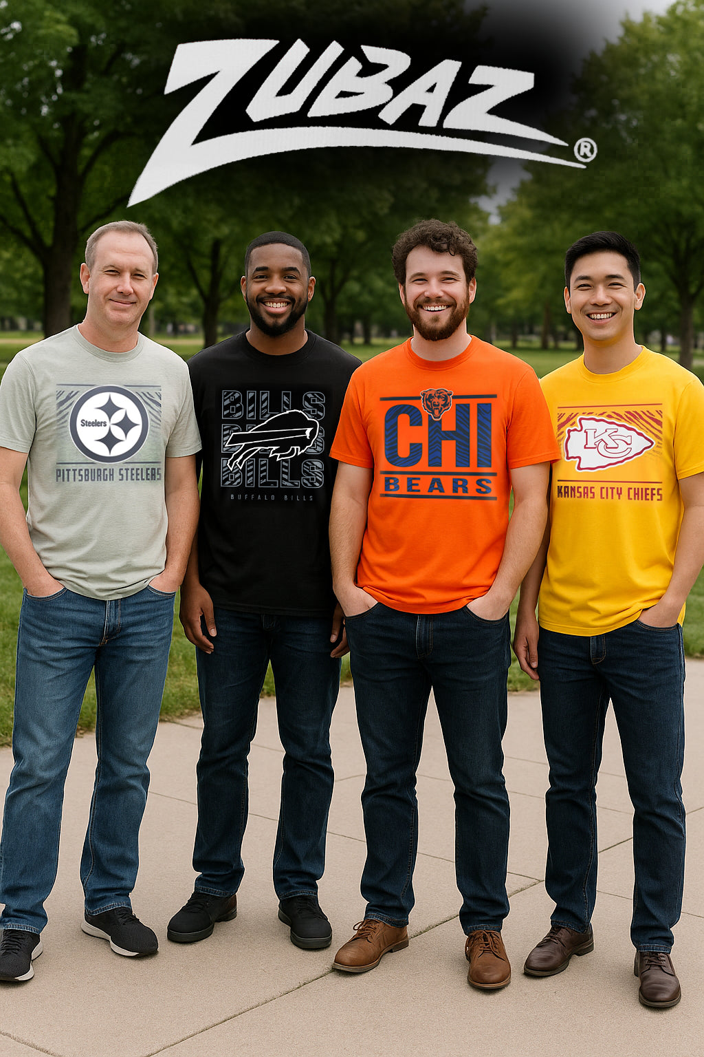 Zubaz NFL Men's Tunnel Primary Short Sleeve T-Shirt, Baltimore Ravens