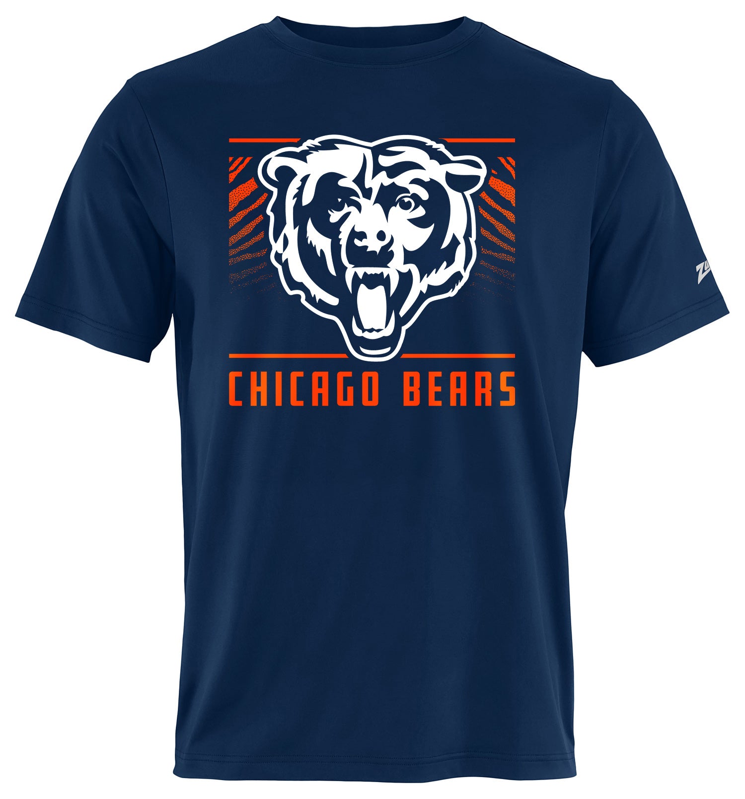 Zubaz NFL Men's Tunnel Primary Short Sleeve T-Shirt, Chicago Bears - Official NFL Bears Zubaz Apparel (26 of 45)