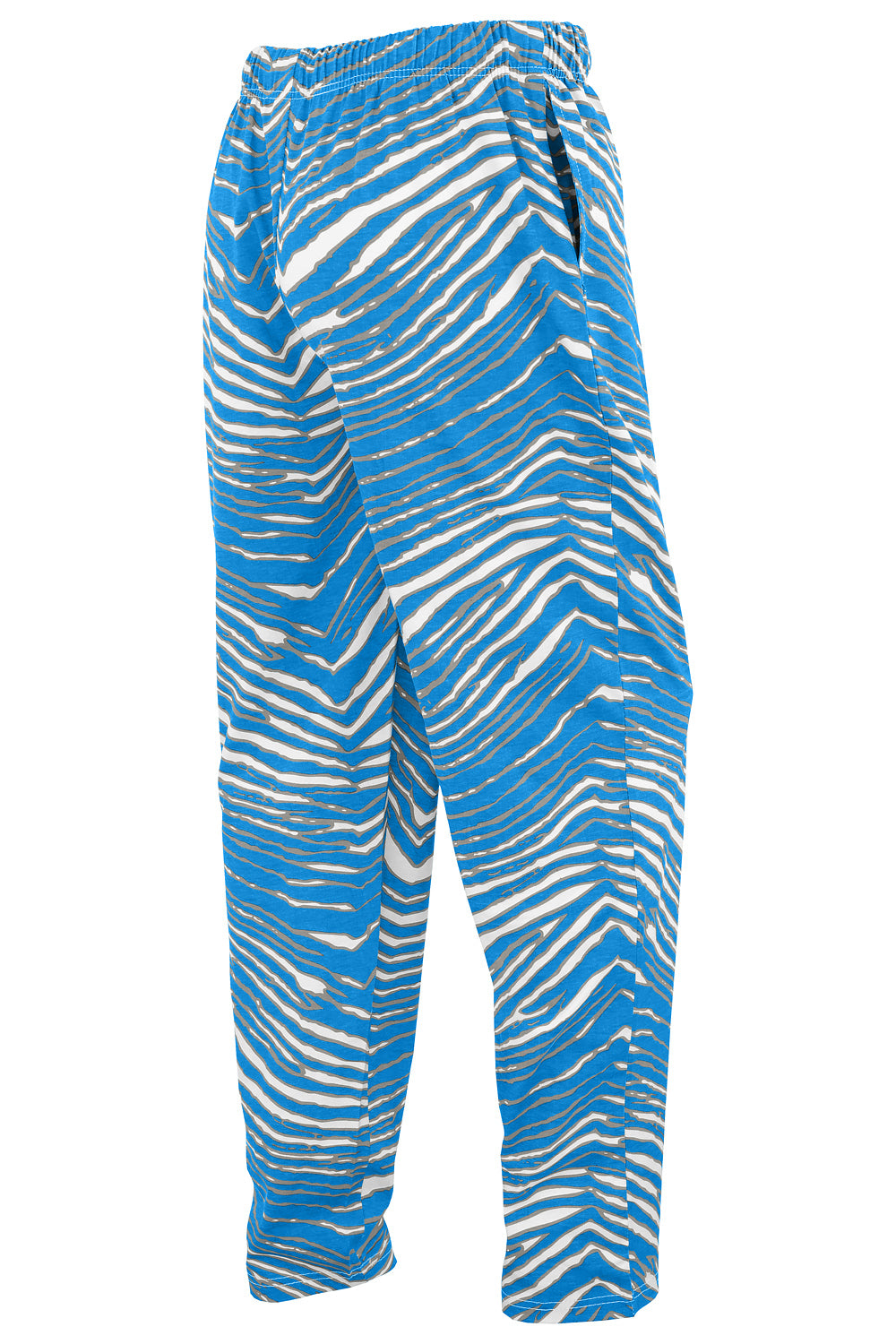 Zubaz NFL UNISEX Z88 3 Color Zebra Direct Embroidered Logo Pants, DETROIT LIONS