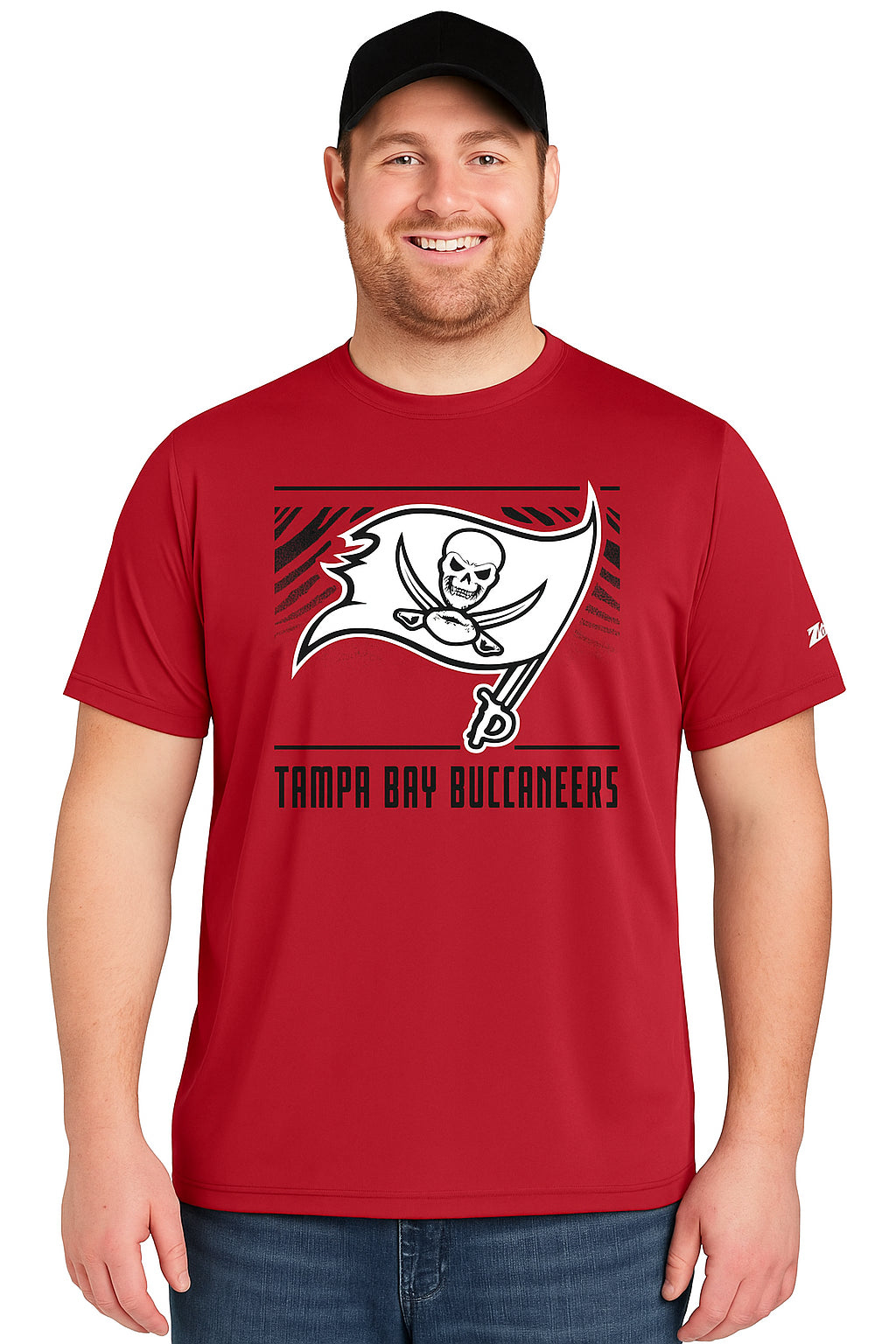 Zubaz NFL Men's Tunnel Primary Short Sleeve T-Shirt, Tampa Bay Buccaneers - Official NFL Licensed Zubaz Apparel (1 of 45)