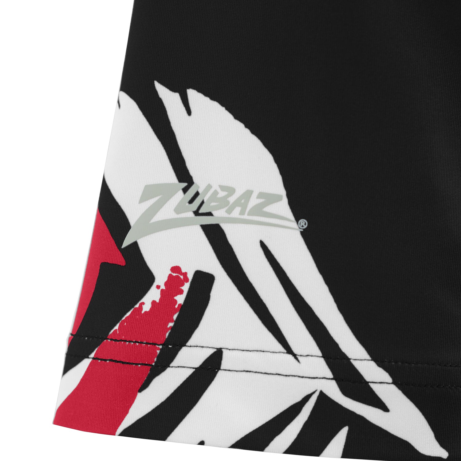 Zubaz NFL Womens Leaf Team Color Script Short Sleeve T-Shirt, Atlanta Falcons