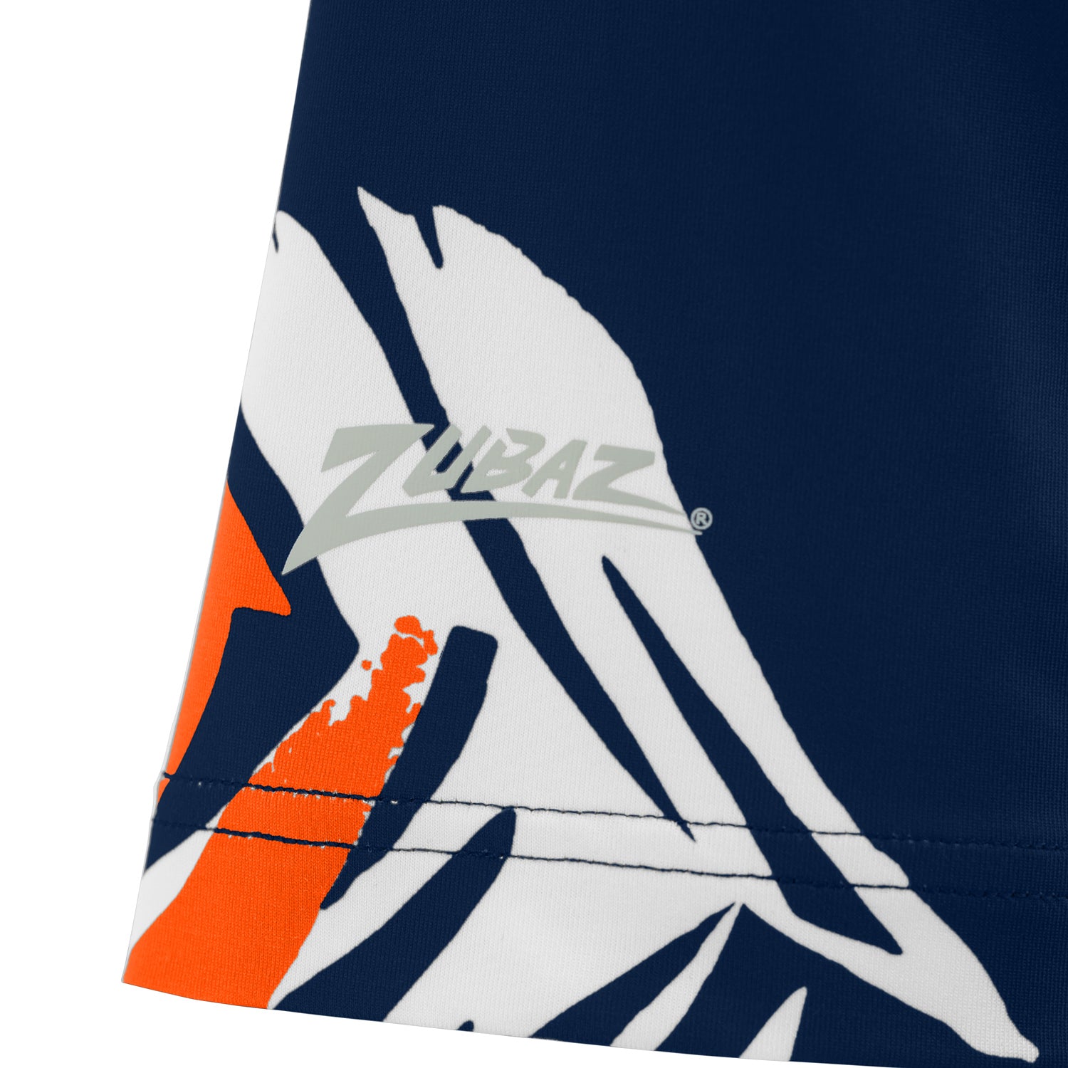 Zubaz NFL Womens Leaf Team Color Script Short Sleeve T-Shirt, Chicago Bears - Official NFL Bears Zubaz Apparel (3 of 3)