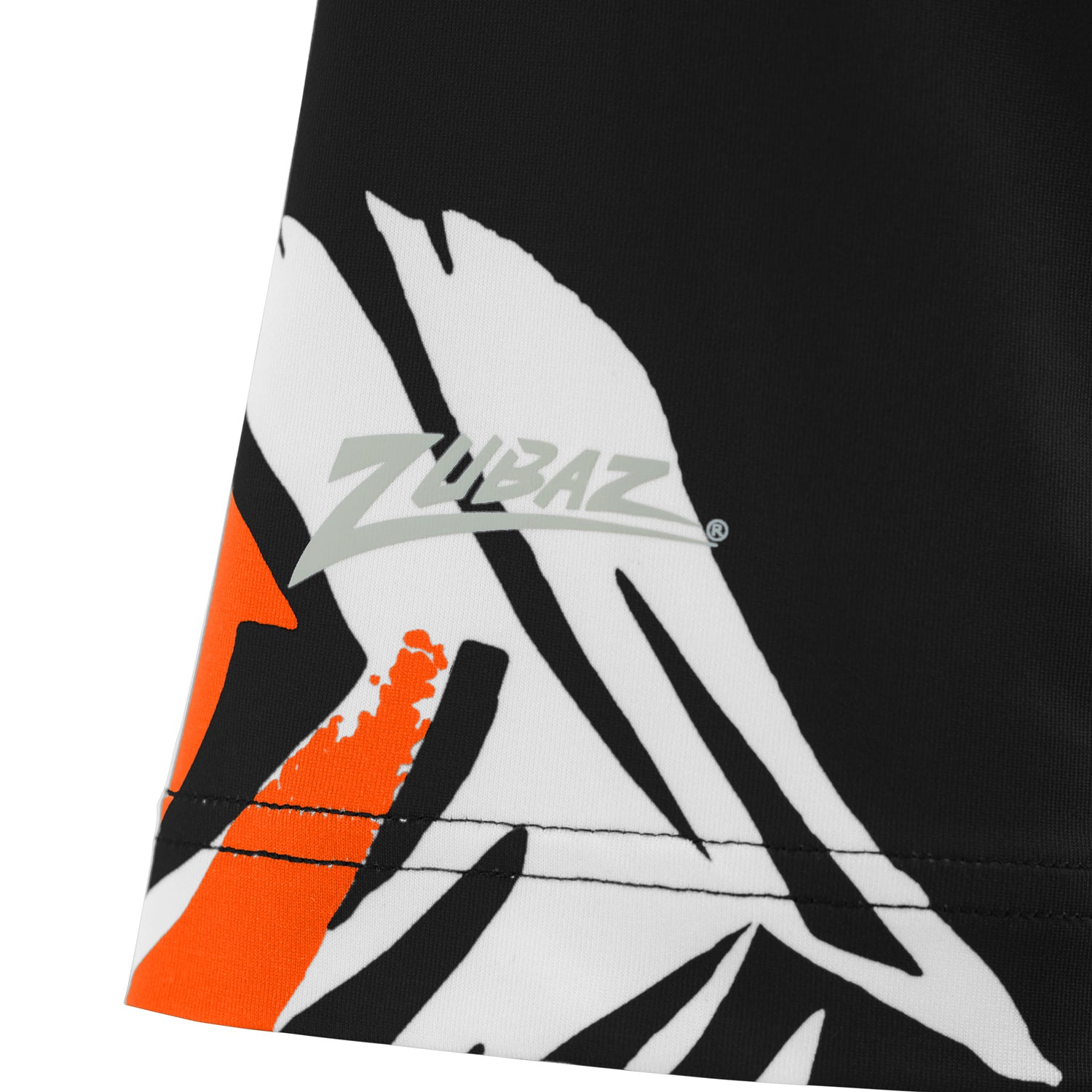 Zubaz NFL Womens Leaf Team Color Script Short Sleeve T-Shirt, Cincinnati Bengals - Official NFL Bengals Zubaz Apparel (3 of 3