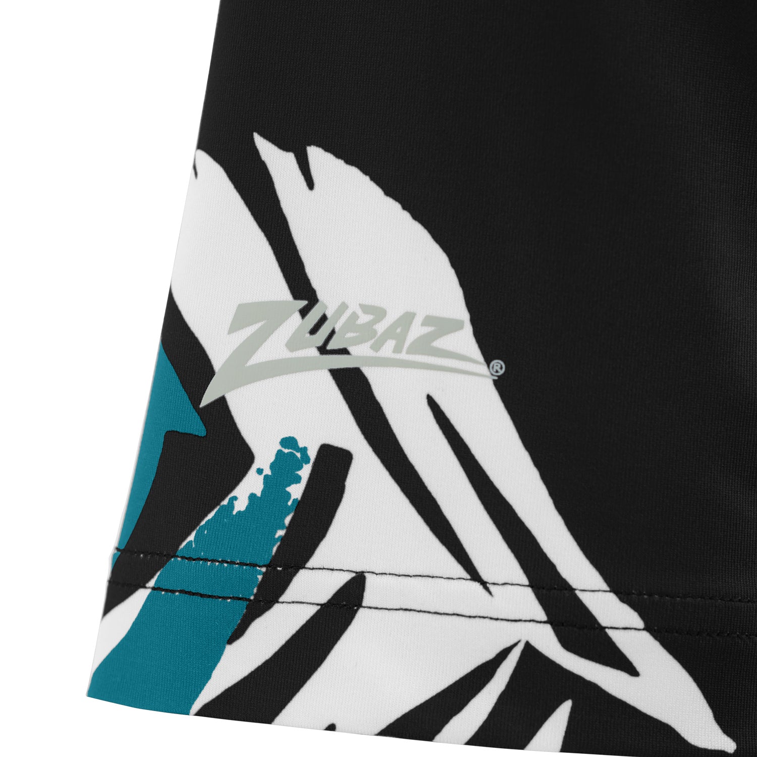 Zubaz NFL Womens Leaf Team Color Script Short Sleeve T-Shirt, Jacksonville Jaguars - Official NFL Jaguars Zubaz Apparel (3 of