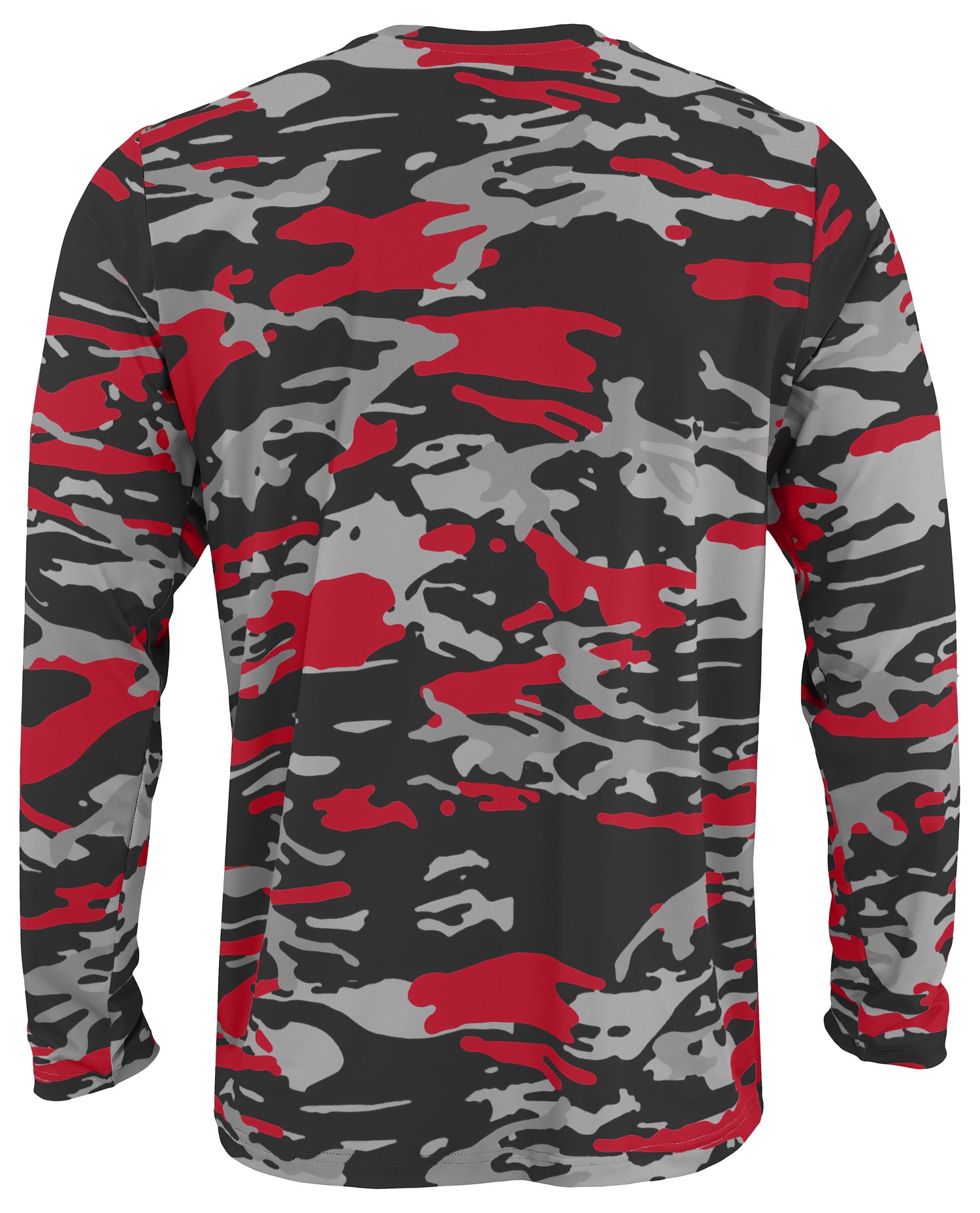 Zubaz NFL Men's Camo Alternate Color with White Circle Logo Long Sleeve T-Shirt, Atlanta Falcons