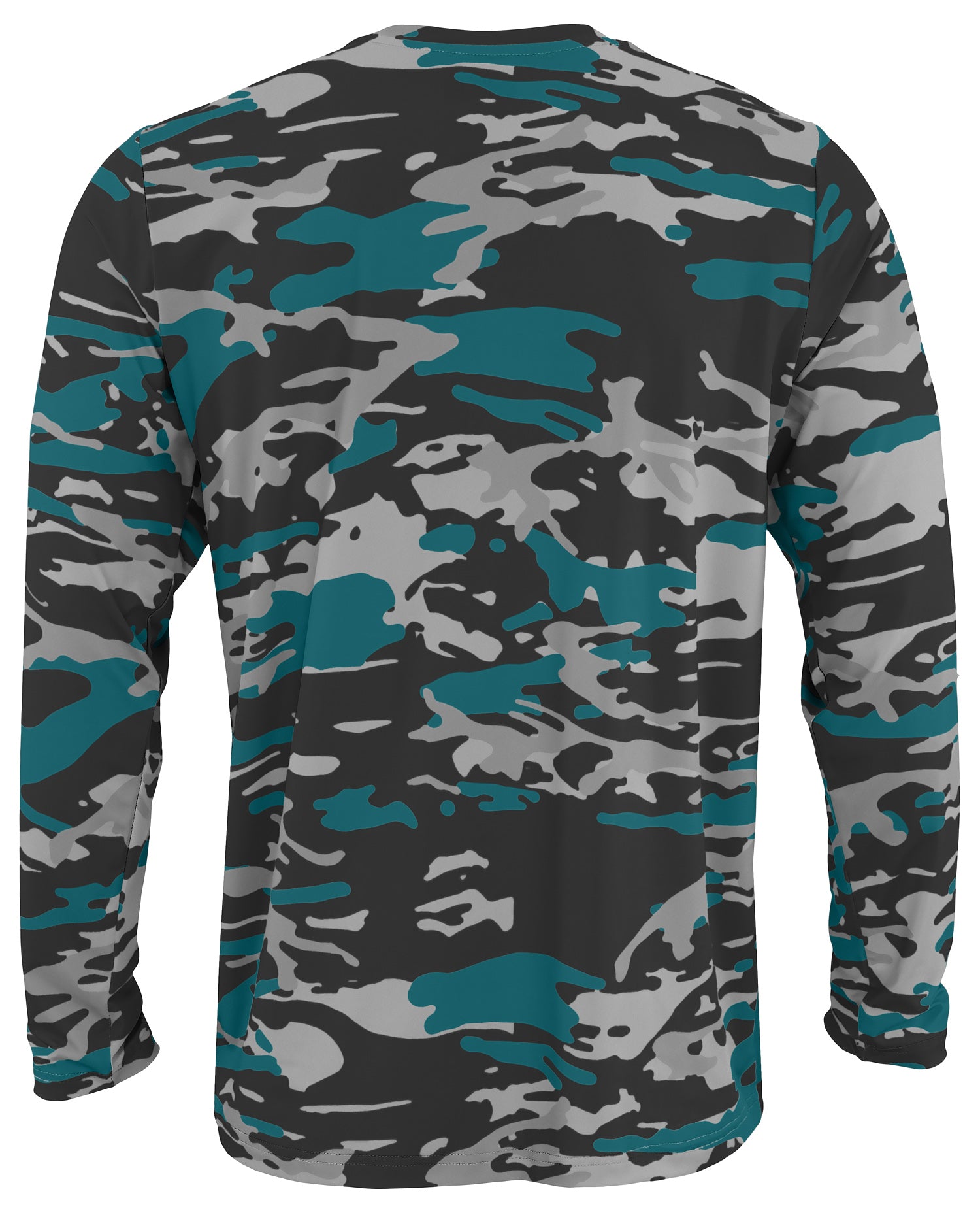 Zubaz NFL Men's Camo Alternate Color with White Circle Logo Long Sleeve T-Shirt, Philadelphia Eagles