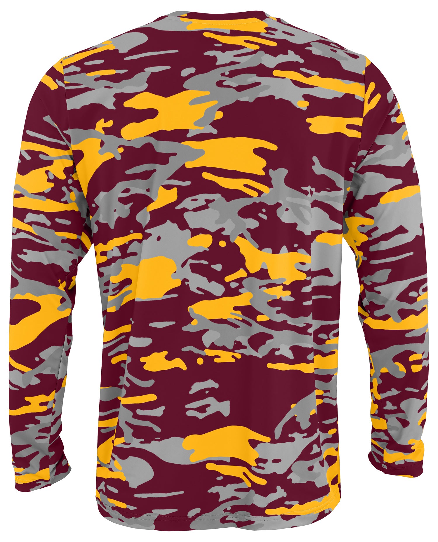 Zubaz NFL Men's Camo Alternate Color with White Circle Logo Long Sleeve T-Shirt, Washington Commanders