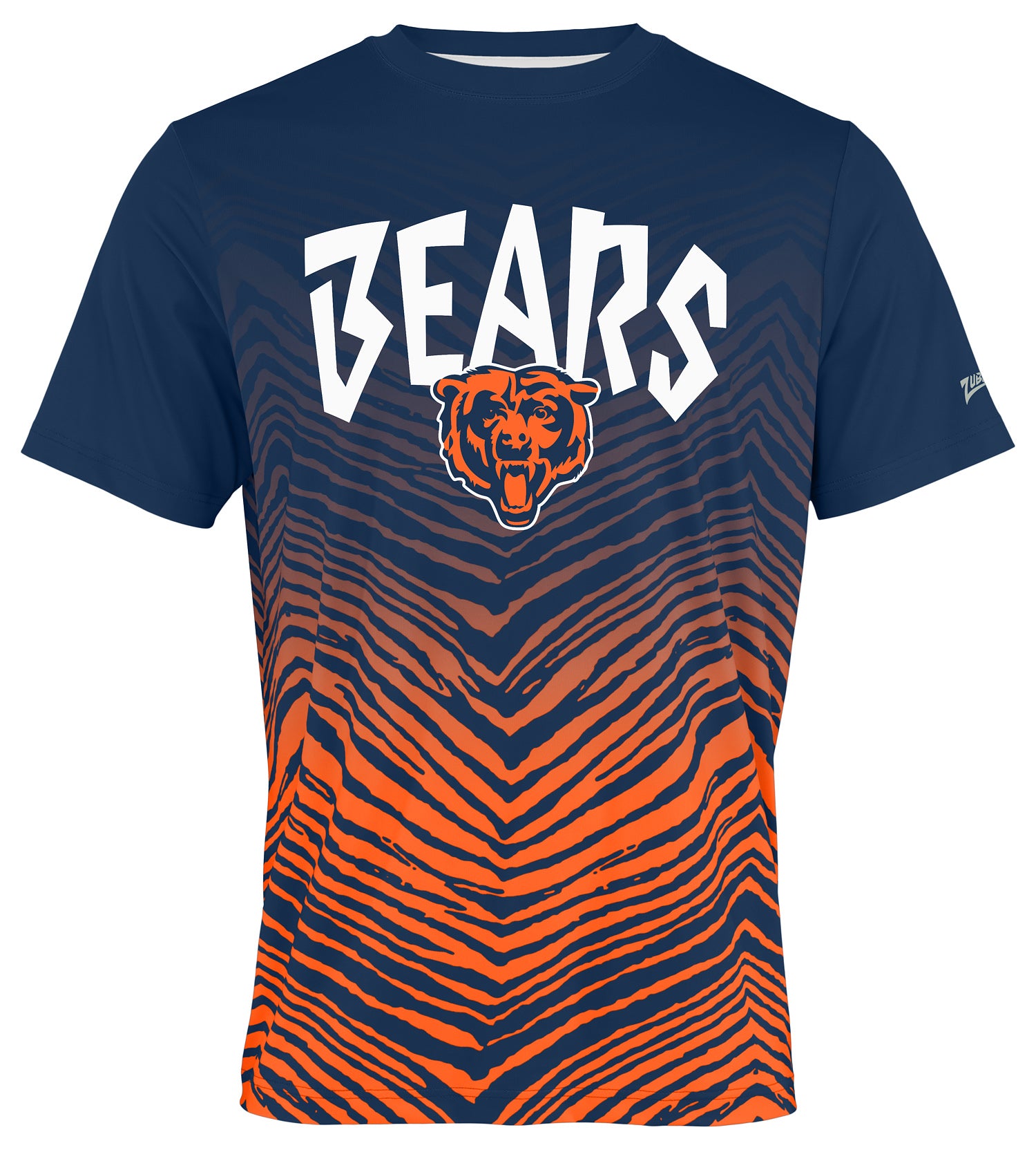Zubaz NFL Men's Wild Card Zebra Team Color Short SleeveT Shirt, Chicago Bears - Official NFL Bears Zubaz Apparel (53 of 59)