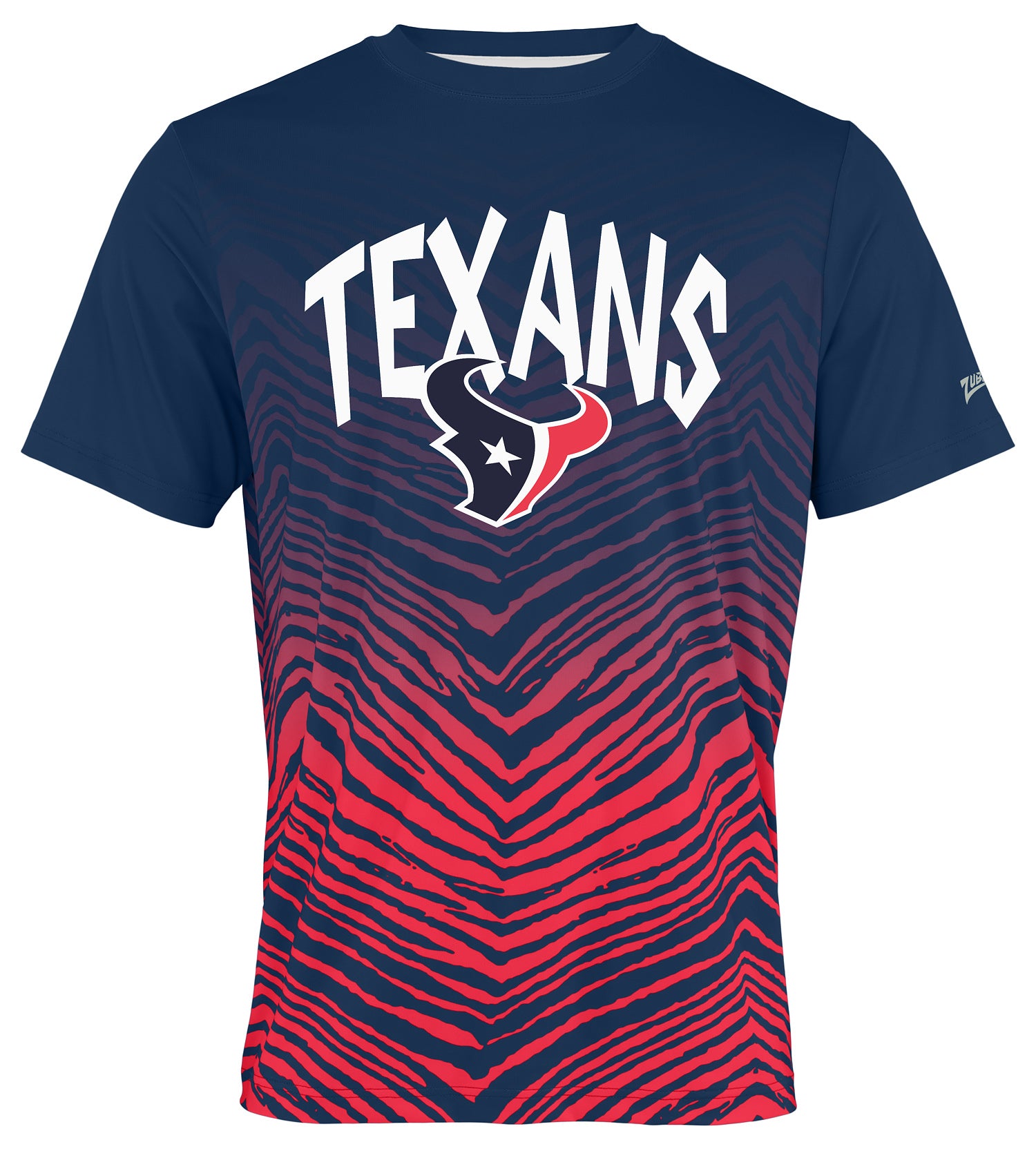 Zubaz NFL Men's Wild Card Zebra Team Color Short SleeveT Shirt, Houston Texans - Official NFL Texans Zubaz Apparel (50 of 63)