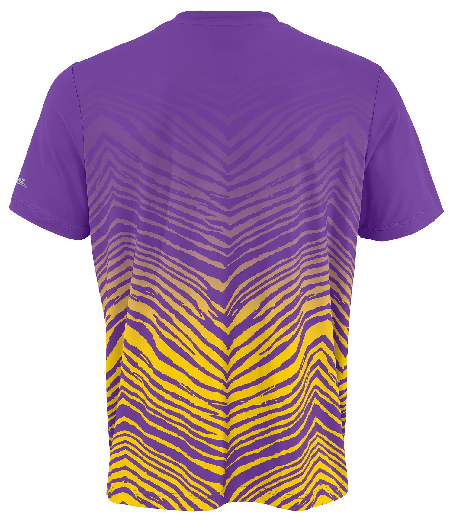 Zubaz NFL Men's Wild Card Zebra Team Color Short SleeveT Shirt, Minnesota Vikings - Official NFL Vikings Zubaz Apparel (38 of
