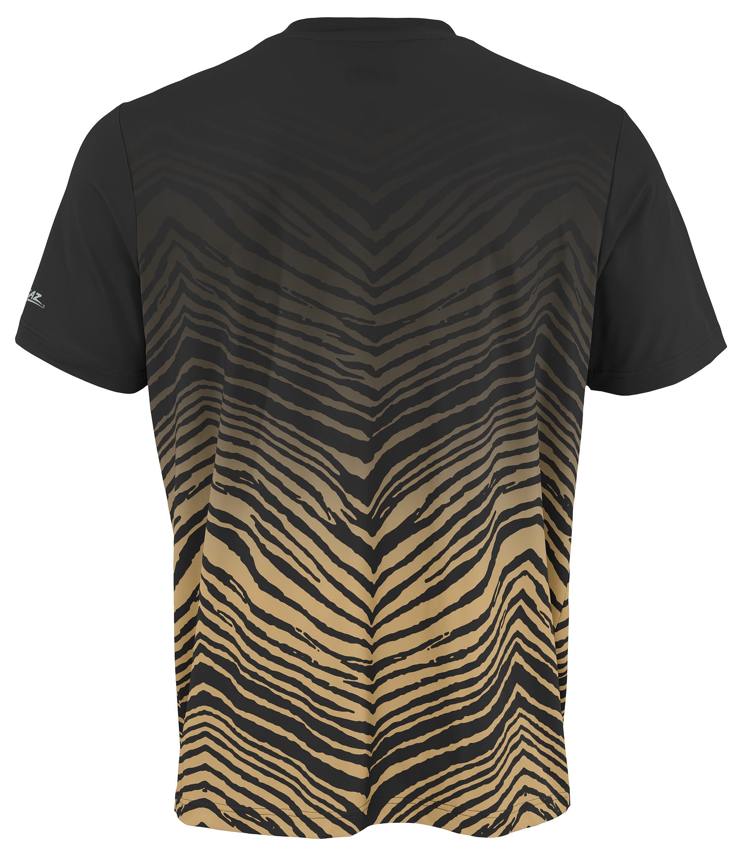 Zubaz NFL Men's Wild Card Zebra Team Color Short SleeveT Shirt, New Orleans Saints - Official NFL Saints Zubaz Apparel (38 of