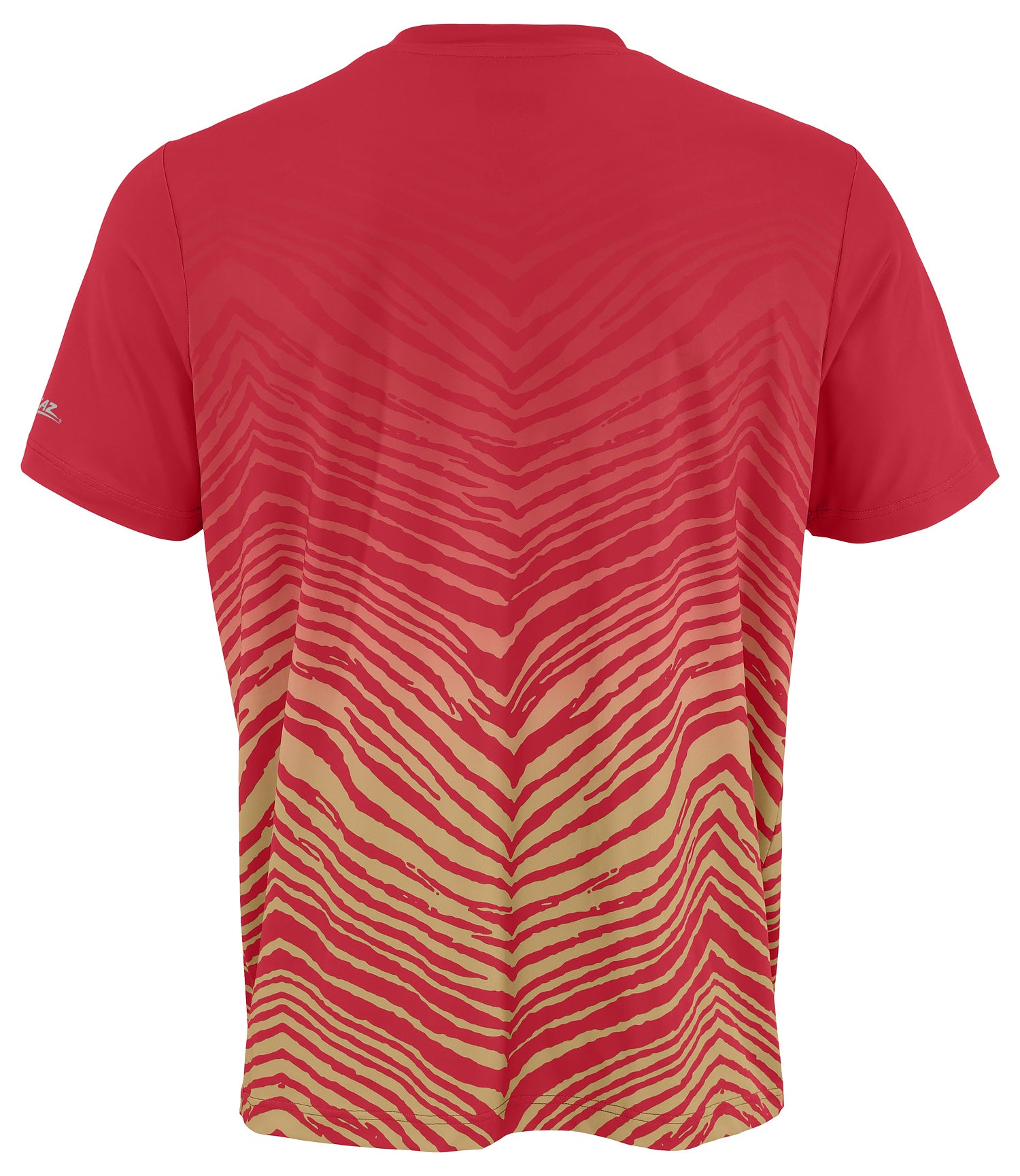 Zubaz NFL Men's Wild Card Zebra Team Color Short SleeveT Shirt, San Francisco 49ers - Official NFL 49ers Zubaz Apparel (17 of