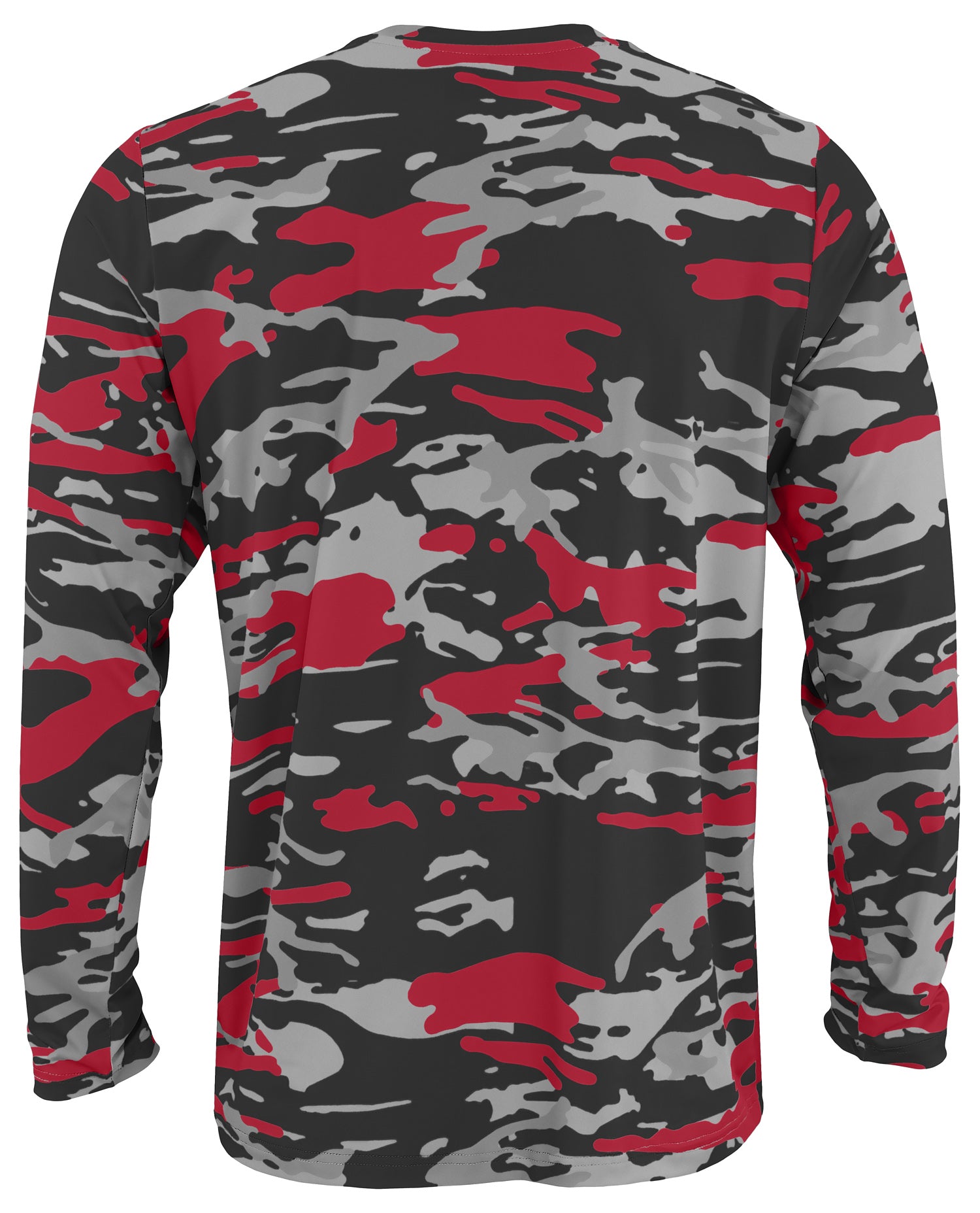 Zubaz NFL Men's Camo Alternate Color with White Circle Logo Long Sleeve T-Shirt, Atlanta Falcons