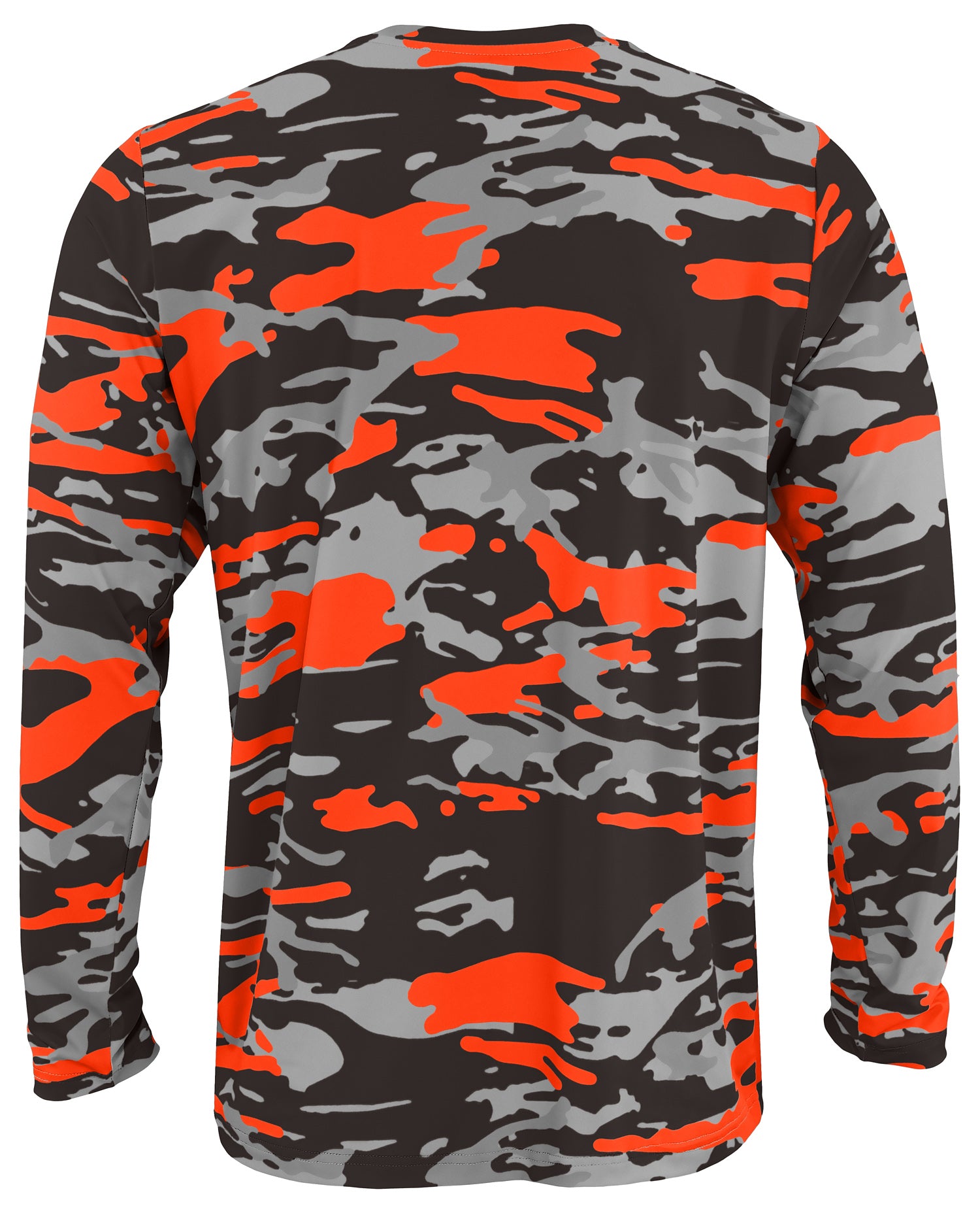 Zubaz NFL Men's Camo Alternate Color with White Circle Logo Long Sleeve T-Shirt, Cleveland Browns - Official NFL Browns Zubaz