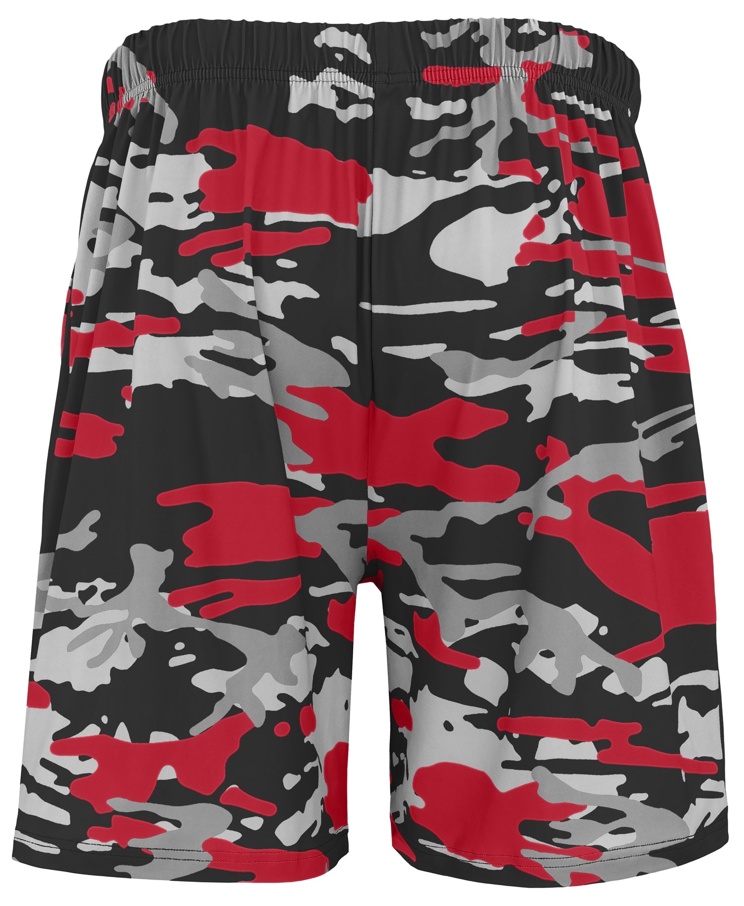 Zubaz NFL Men's 7in Alternate Camo Established Block Text Shorts, Atlanta Falcons - Official NFL Falcons Zubaz Apparel (3 of