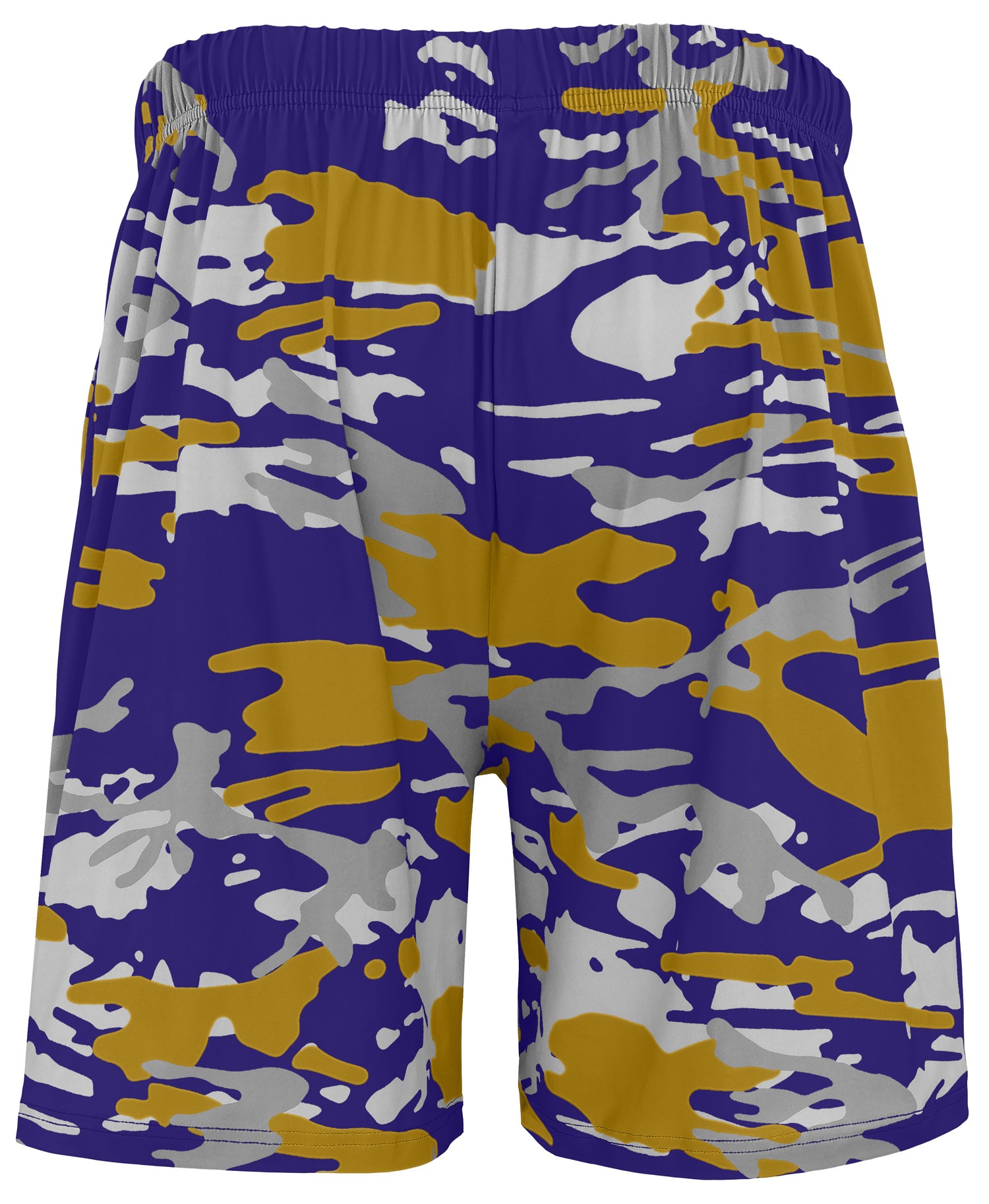 Zubaz NFL Men's 7in Alternate Camo Established Block Text Shorts, Baltimore Ravens - Official NFL Ravens Zubaz Apparel (3 of