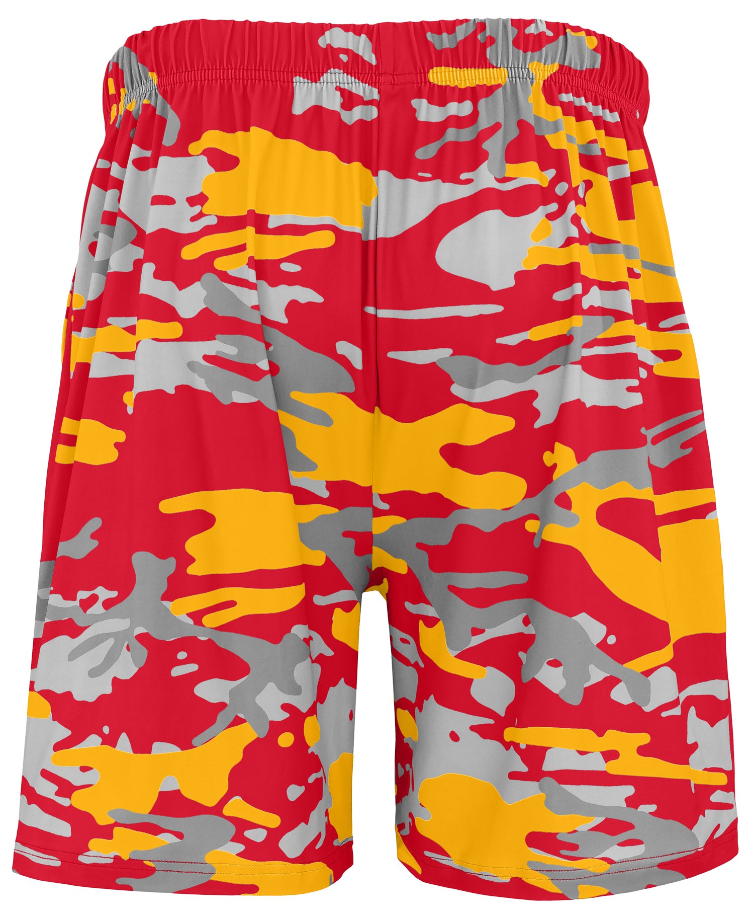Zubaz NFL Men's 7in Alternate Camo Established Block Text Shorts, Kansas City Chiefs - Official NFL Chiefs Zubaz Apparel (3 o