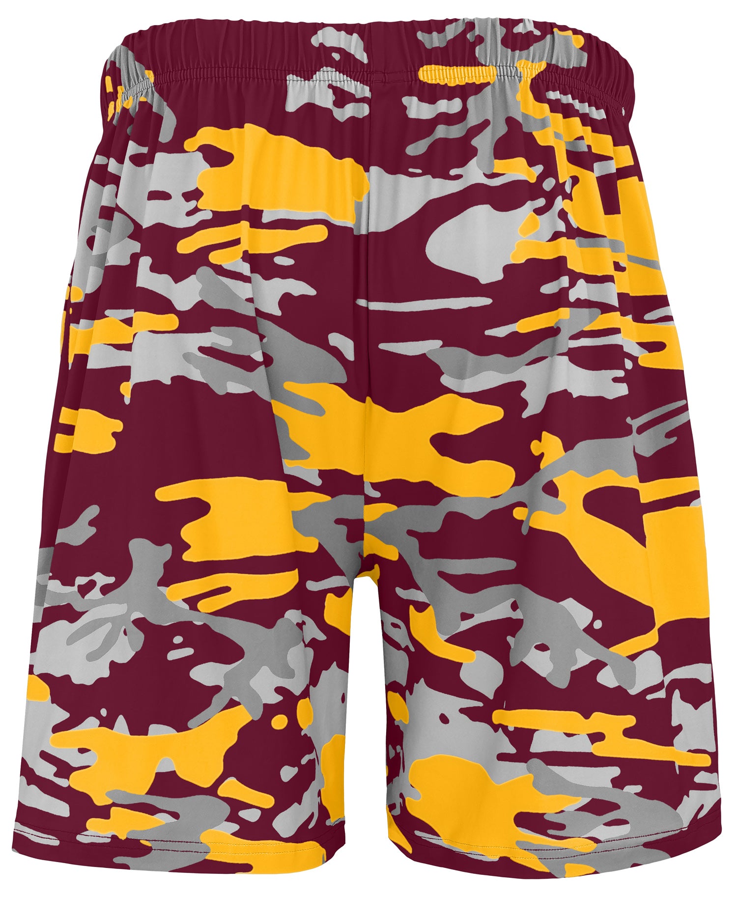 Zubaz NFL Men's 7in Alternate Camo Established Block Text Shorts, Washington Commanders - Official NFL Commanders Zubaz Appar