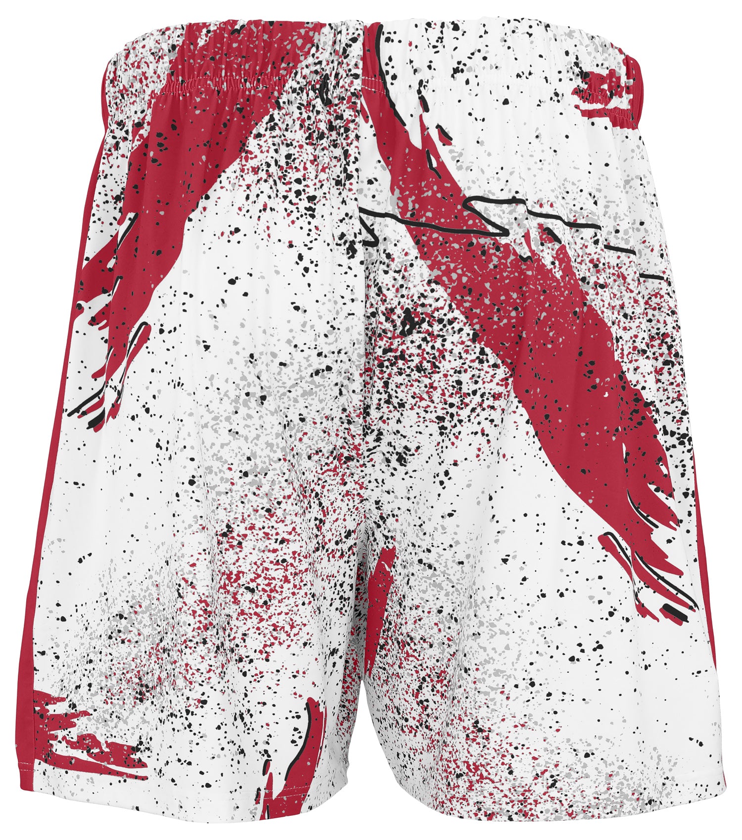 Zubaz NFL Men's 7in Confetti Overtime Block Text Shorts, Arizona Cardinals - Official NFL Cardinals Zubaz Apparel (3 of 3)