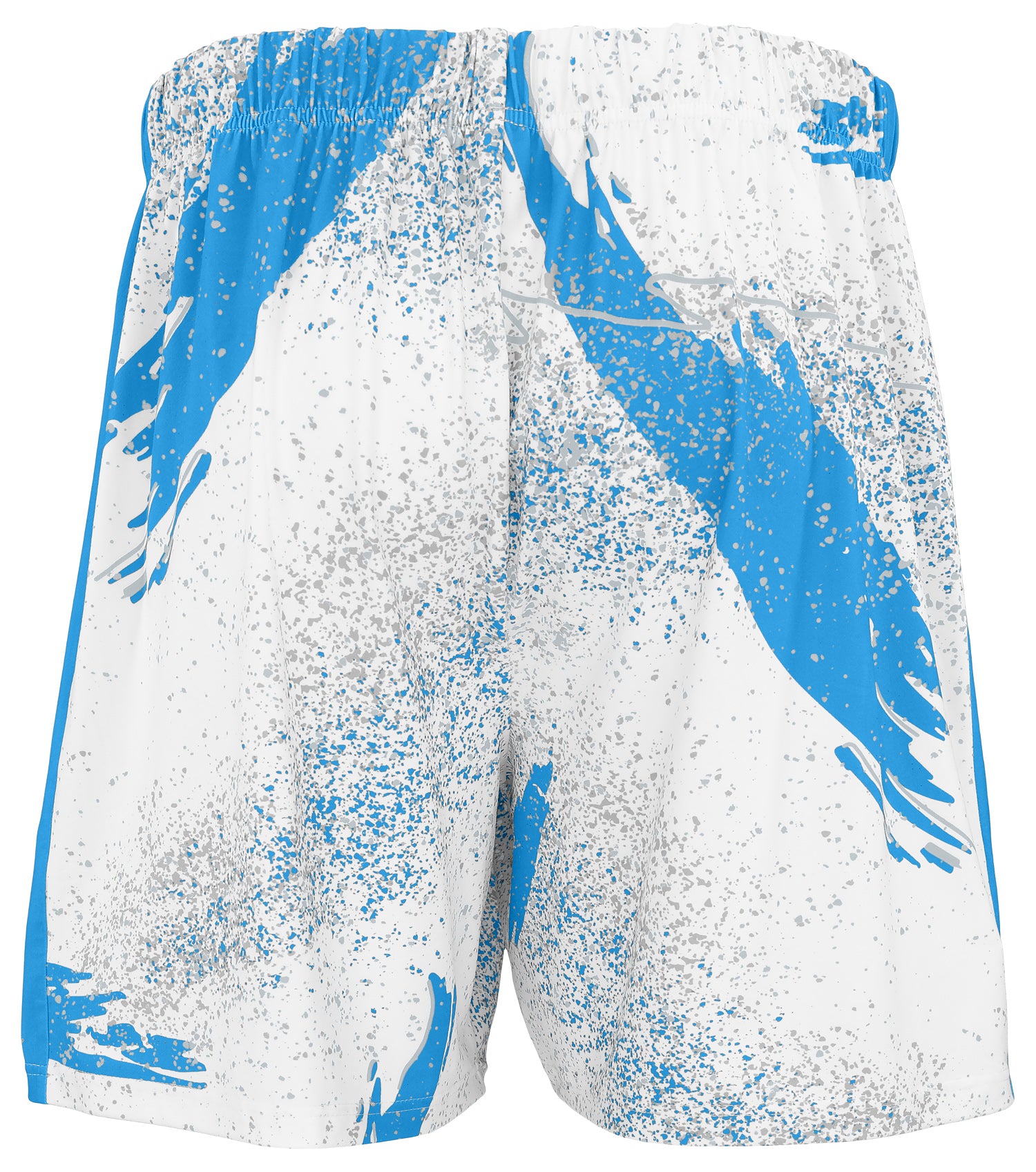 Zubaz NFL Men's 7in Confetti Overtime Block Text Shorts, Detroit Lions - Official NFL Lions Zubaz Apparel (3 of 3)