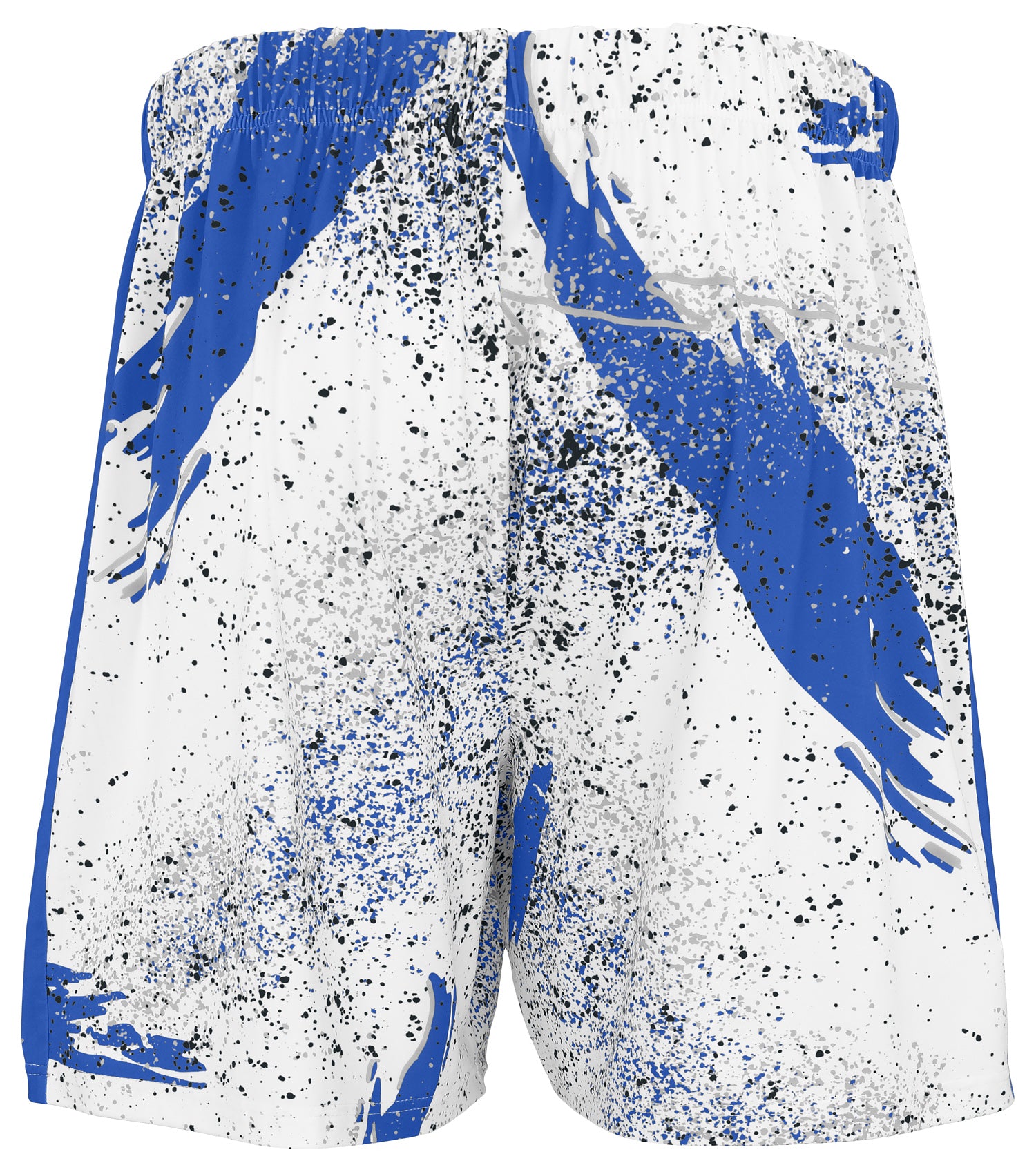 Zubaz NFL Men's 7in Confetti Overtime Block Text Shorts, Indianapolis Colts - Official NFL Colts Zubaz Apparel (3 of 3)