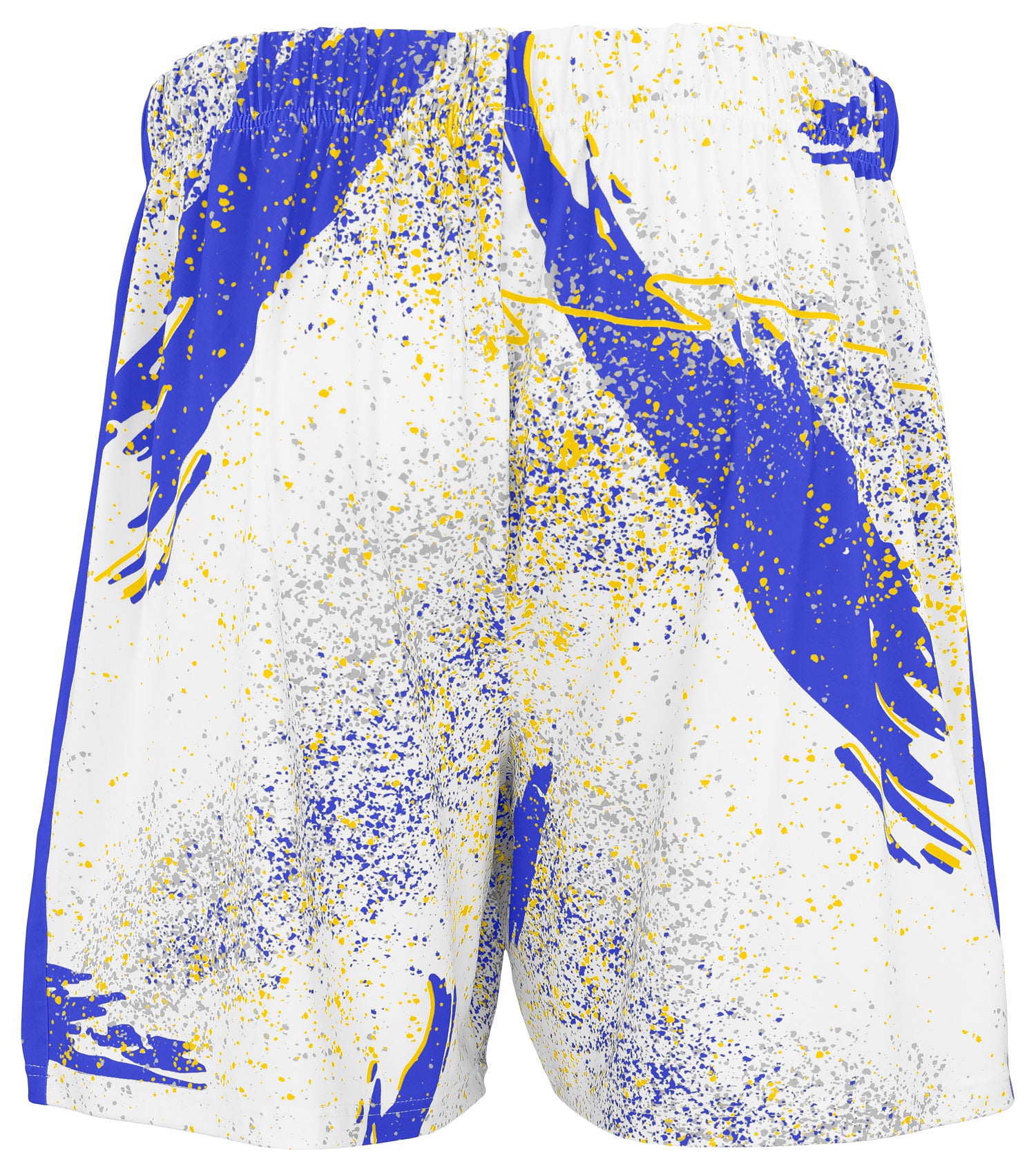 Zubaz NFL Men's 7in Confetti Overtime Block Text Shorts, Los Angeles Rams - Official NFL Rams Zubaz Apparel (3 of 3)