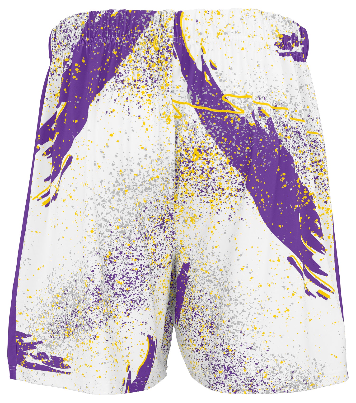 Zubaz NFL Men's 7in Confetti Overtime Block Text Shorts, Minnesota Vikings - Official NFL Vikings Zubaz Apparel (3 of 3)