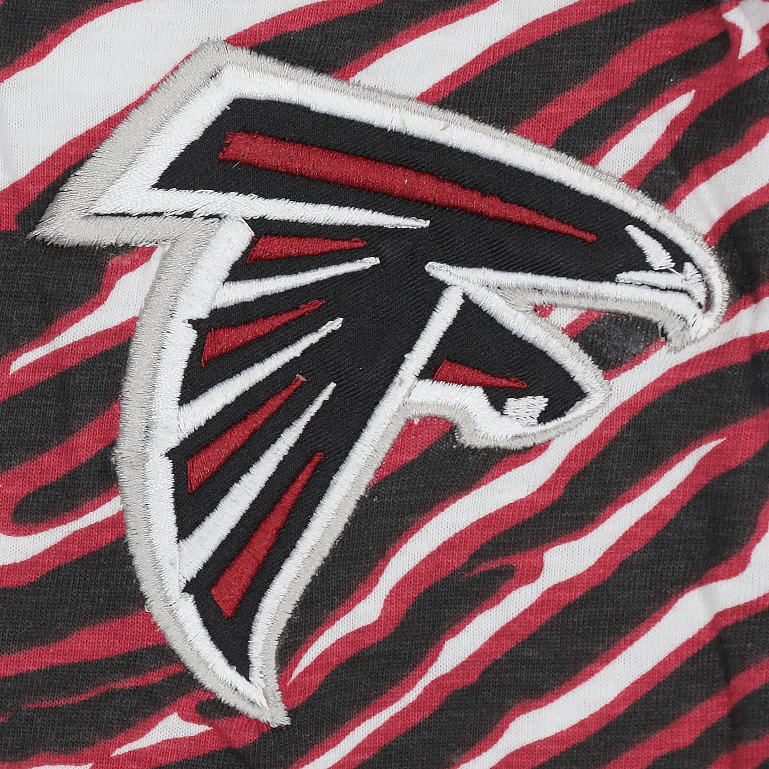 Zubaz NFL UNISEX Z88 3 Color Zebra Direct Embroidered Logo Pants, ATLANTA FALCONS - Official NFL Falcons Zubaz Apparel (3 of
