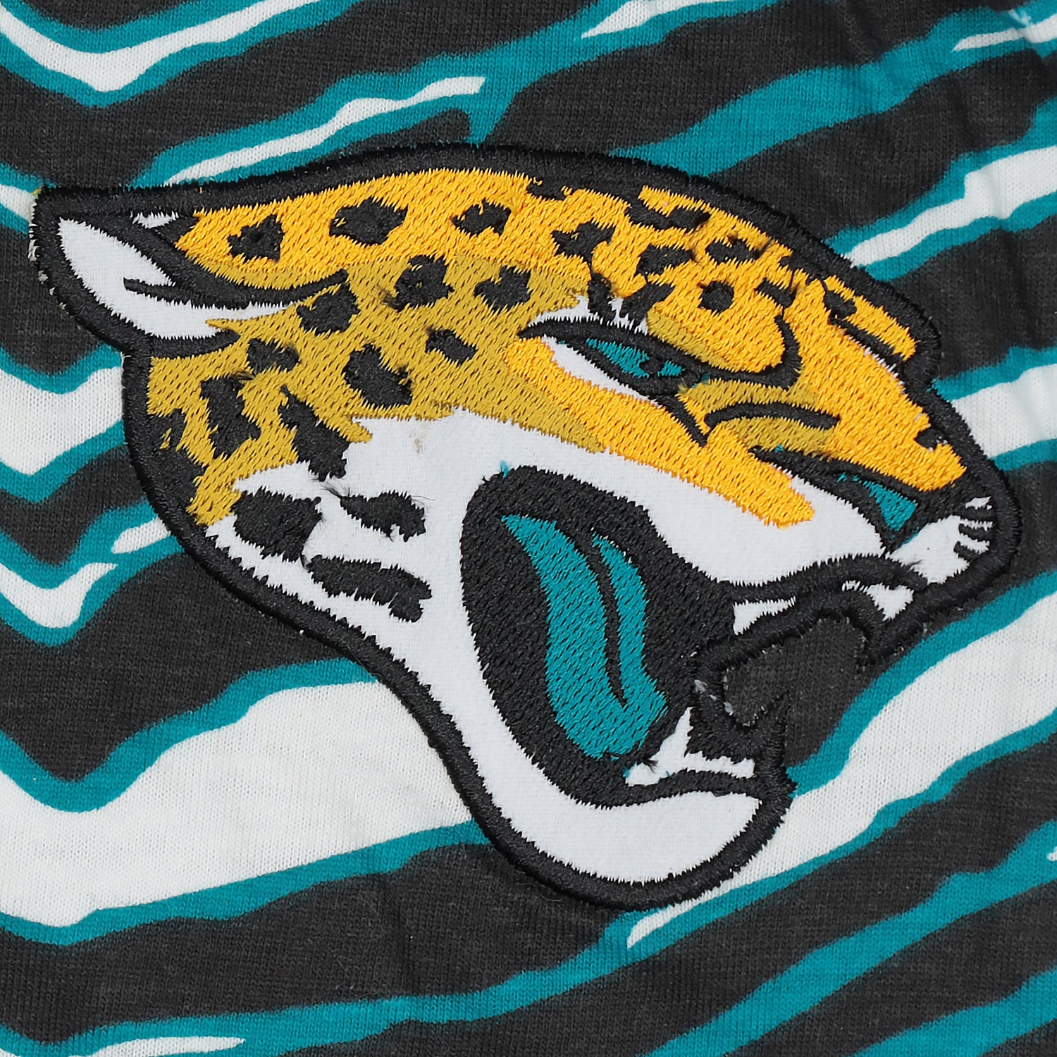 Zubaz NFL UNISEX Z88 3 Color Zebra Direct Embroidered Logo Pants, JACKSONVILLE JAGUARS - Official NFL Jaguars Zubaz Apparel (