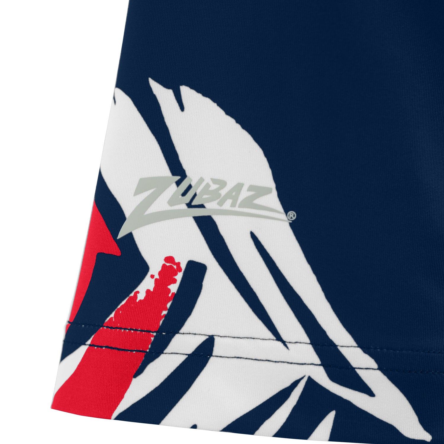 Zubaz NFL Womens Leaf Team Color Script Short Sleeve T-Shirt, New England Patriots