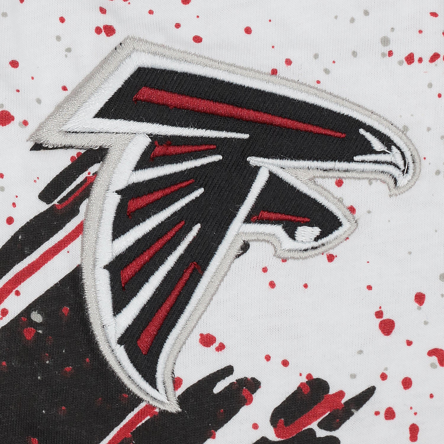 Zubaz NFL Adult Unisex Z88 Embroidered Confetti 3 Color Pants, Atlanta Falcons