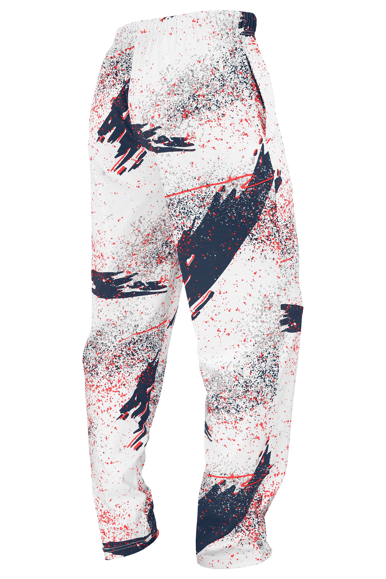 Zubaz NFL Adult Unisex Z88 Embroidered Confetti 3 Color Pants, Houston Texans