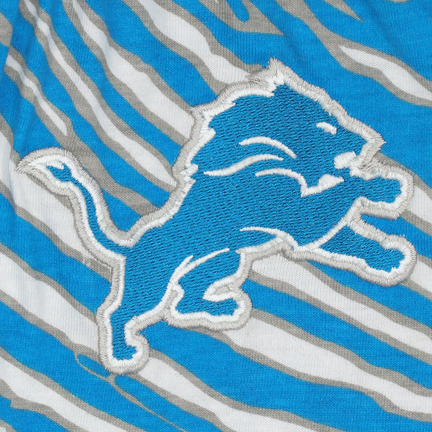 Zubaz NFL  UNISEX Z88 Kids Zebra 3C Embroidered Pant, DETROIT LIONS