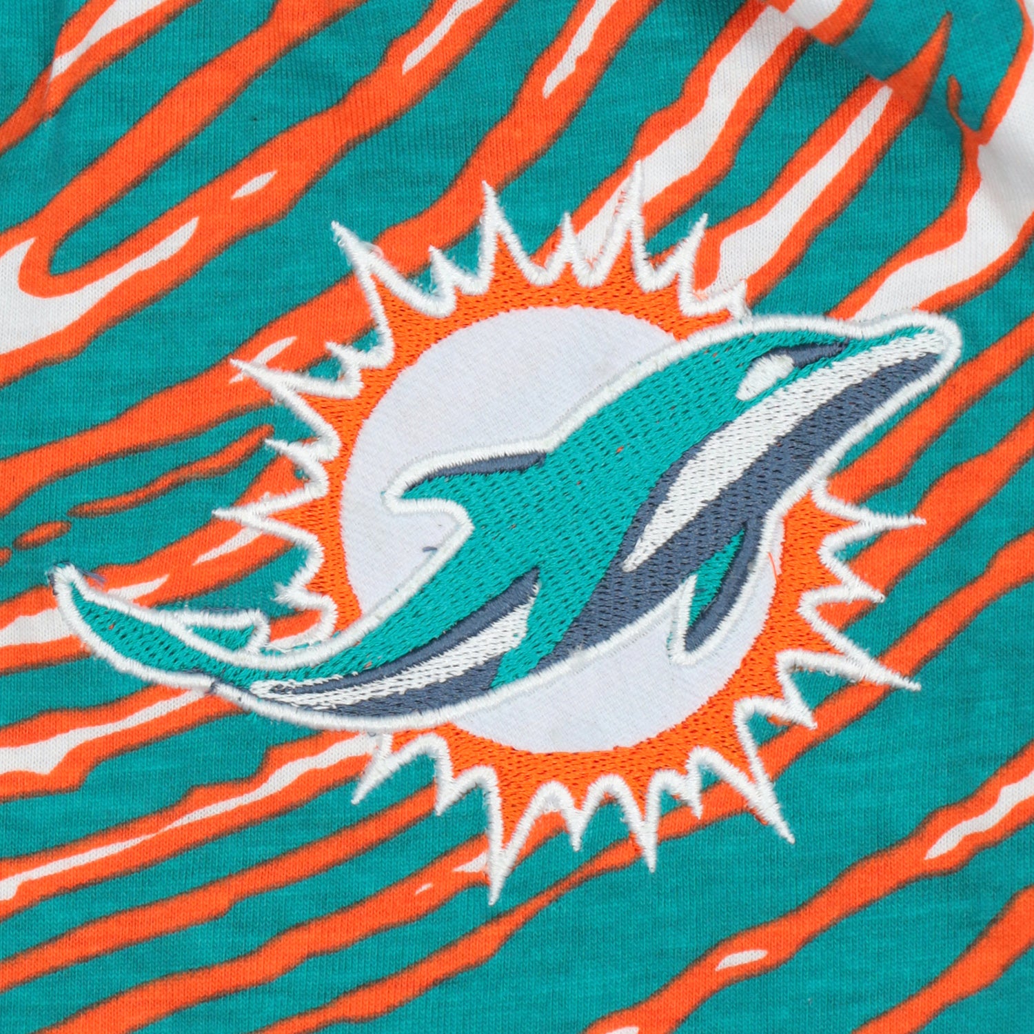 Zubaz NFL UNISEX Z88 Kids Zebra 3C Embroidered Pant, MIAMI DOLPHINS