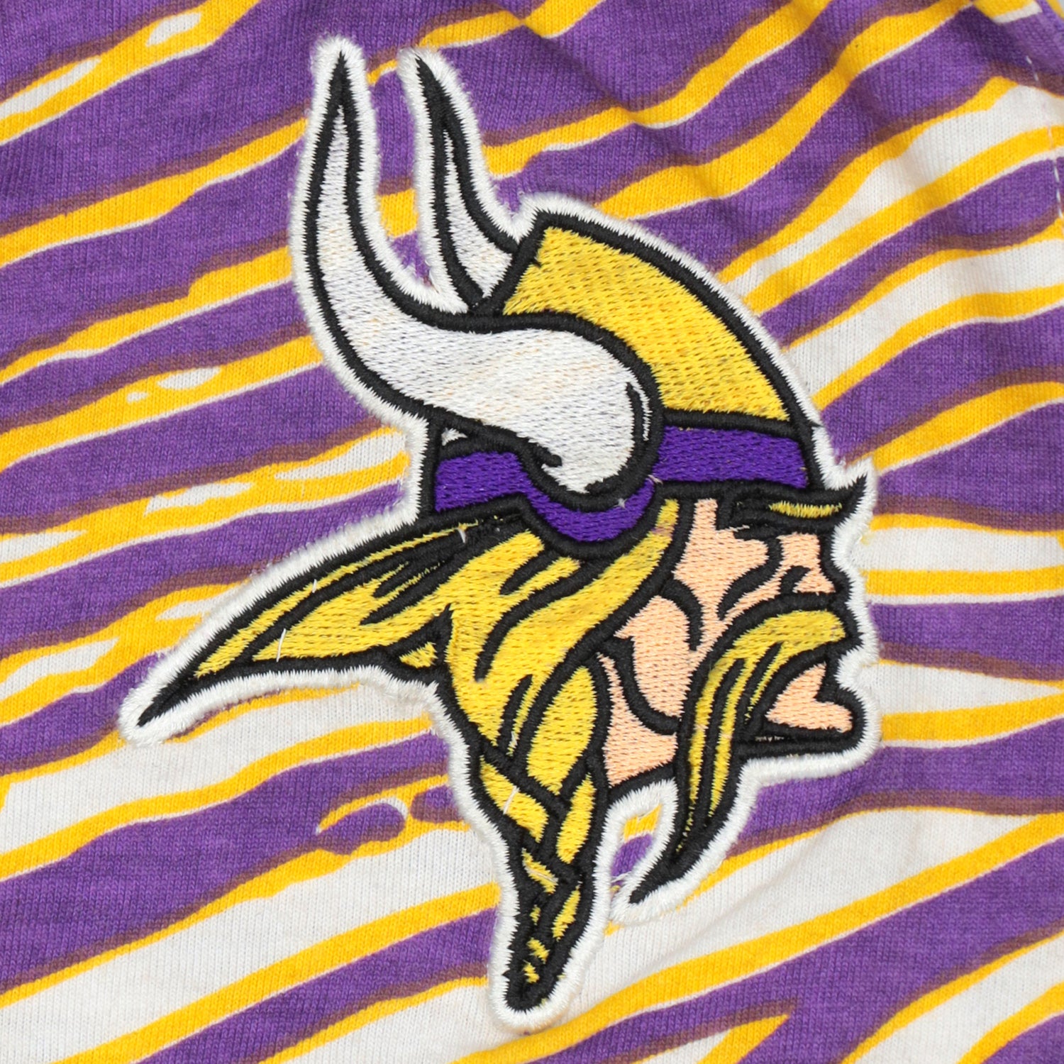 Zubaz NFL UNISEX Z88 Kids Zebra 3C Embroidered Pant, MINNESOTA VIKINGS