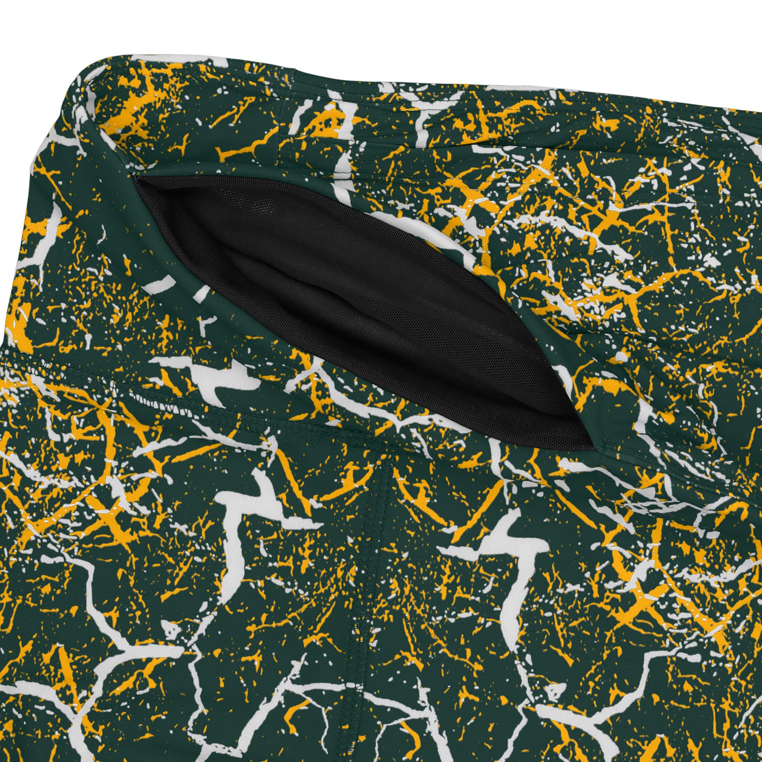 Zubaz NFL Women's 2 Pack Zebra 2 Color And Marble Leggings with Pimary Logo, Green Bay Packers