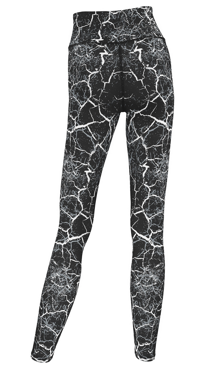 Zubaz NFL Women's 2 Pack Zebra 2 Color And Marble Leggings with Pimary Logo, Las Vegas Raiders - Official NFL Raiders Zubaz A