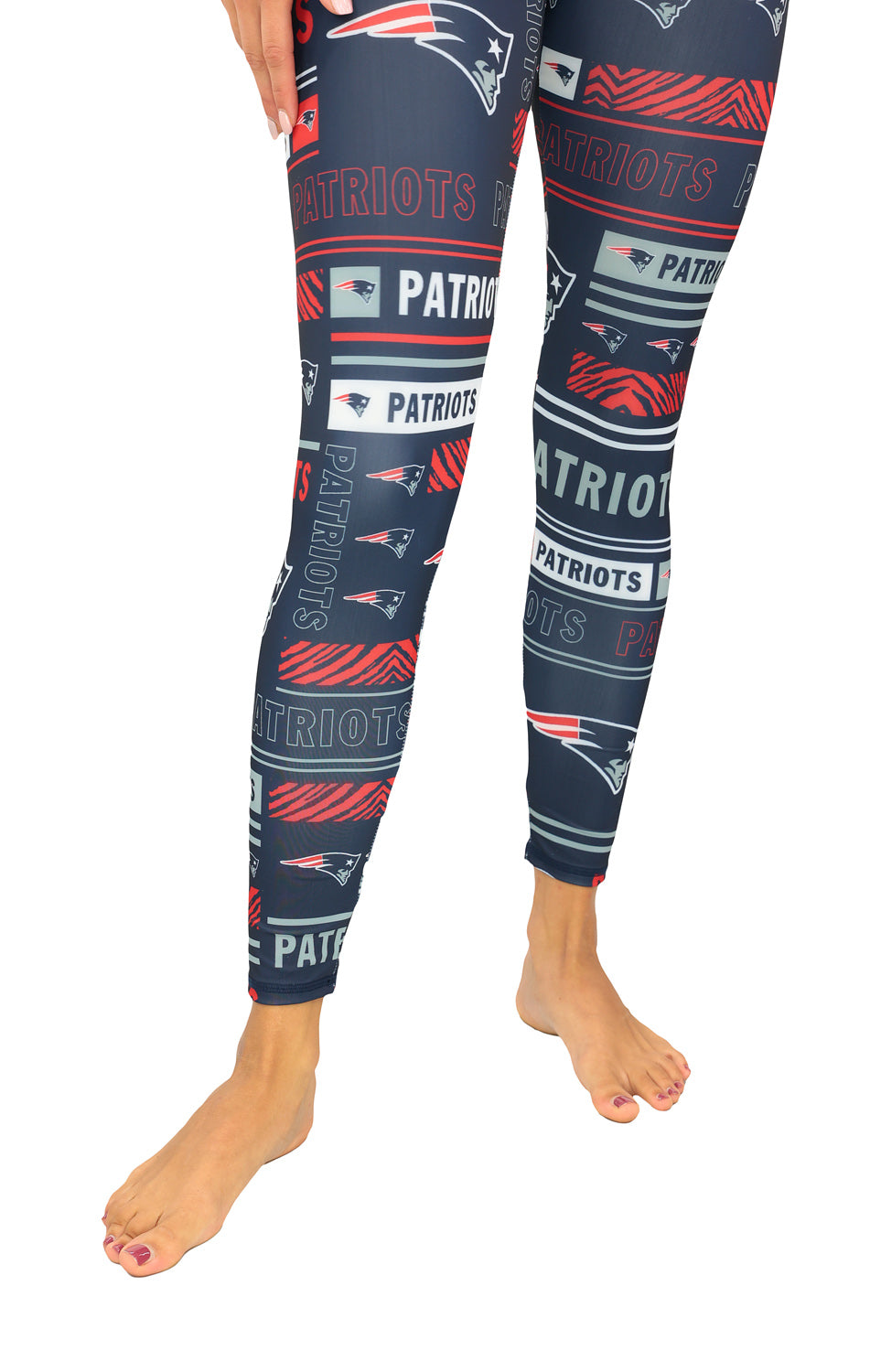 Zubaz NFL Women's Column Leggings, Houston Texans - Official NFL Texans Zubaz Apparel (4 of 4)